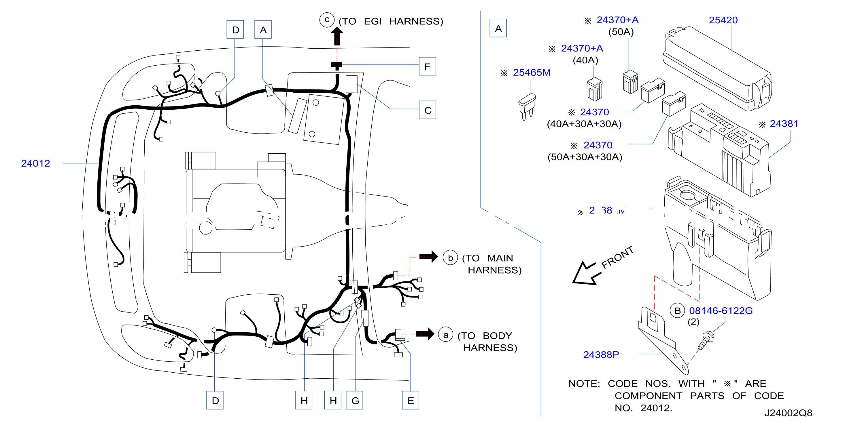 Wiring Engine Room Harness 1