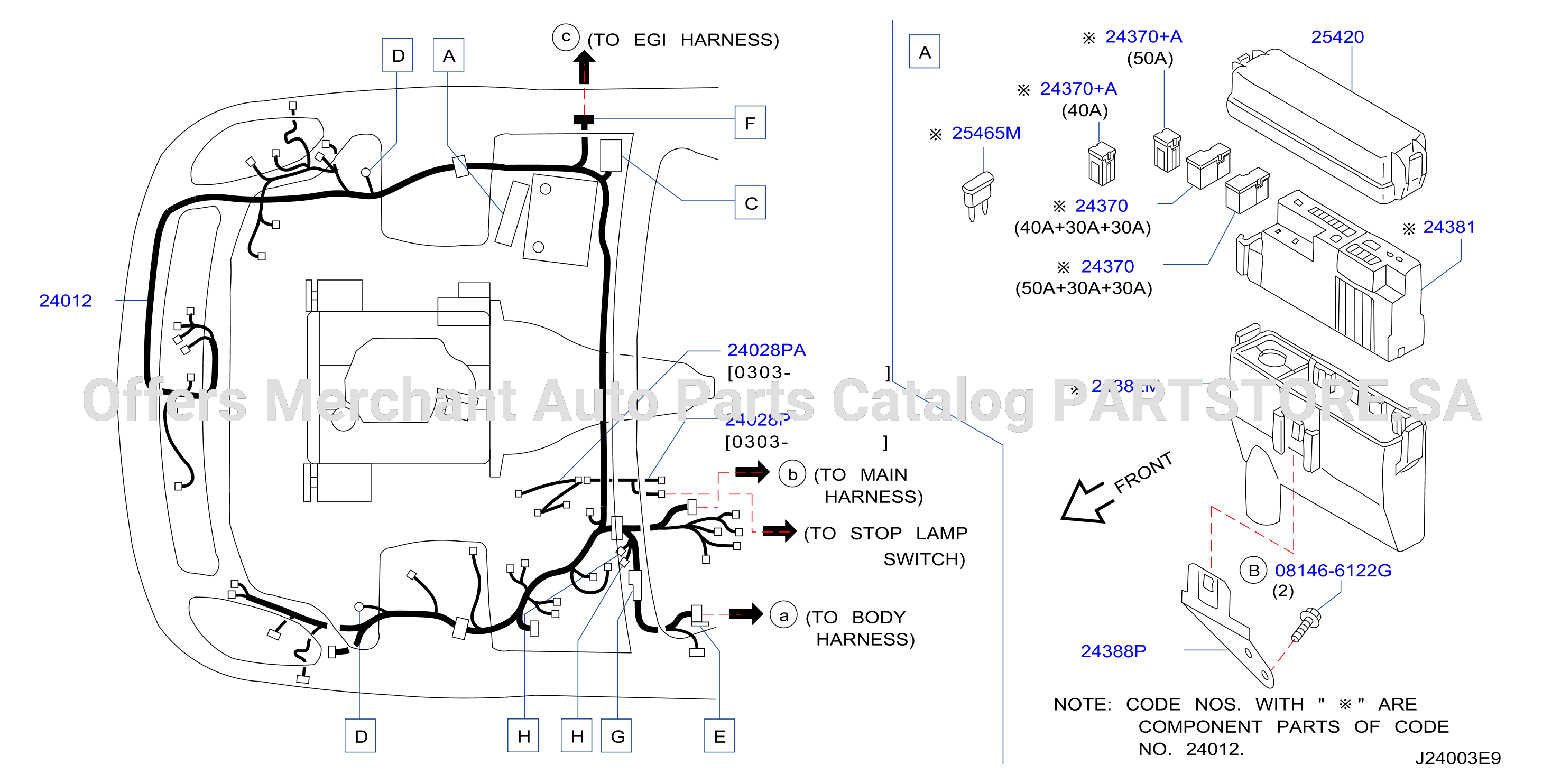 Wiring Engine Room Harness 1