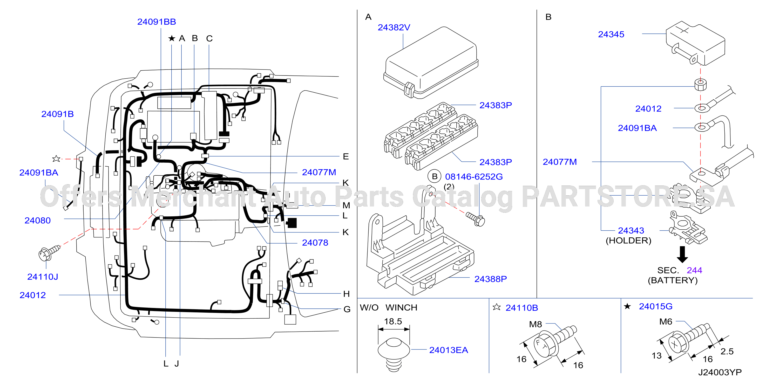 Wiring Engine Room