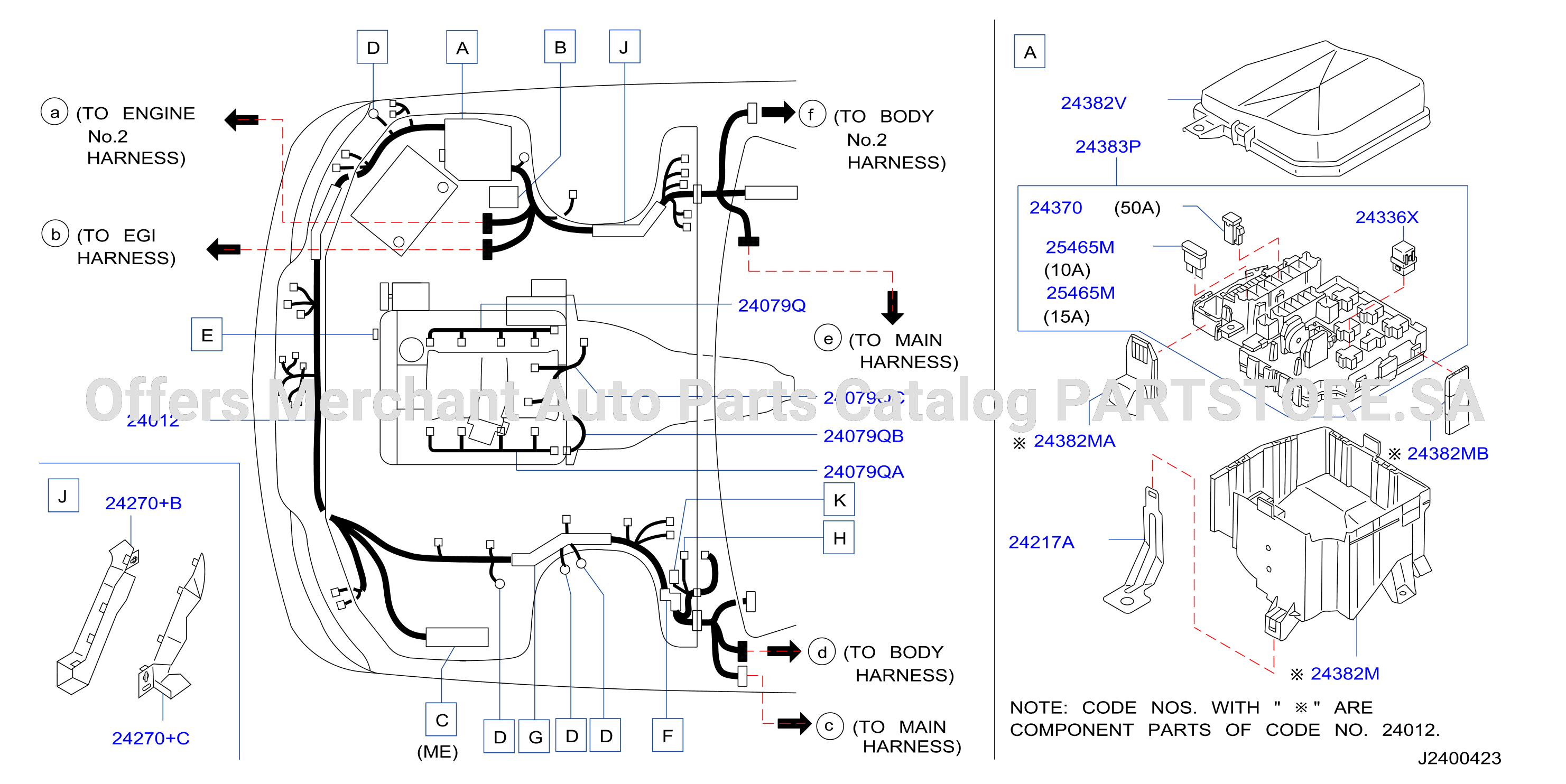 Wiring Engine Room Harness 1