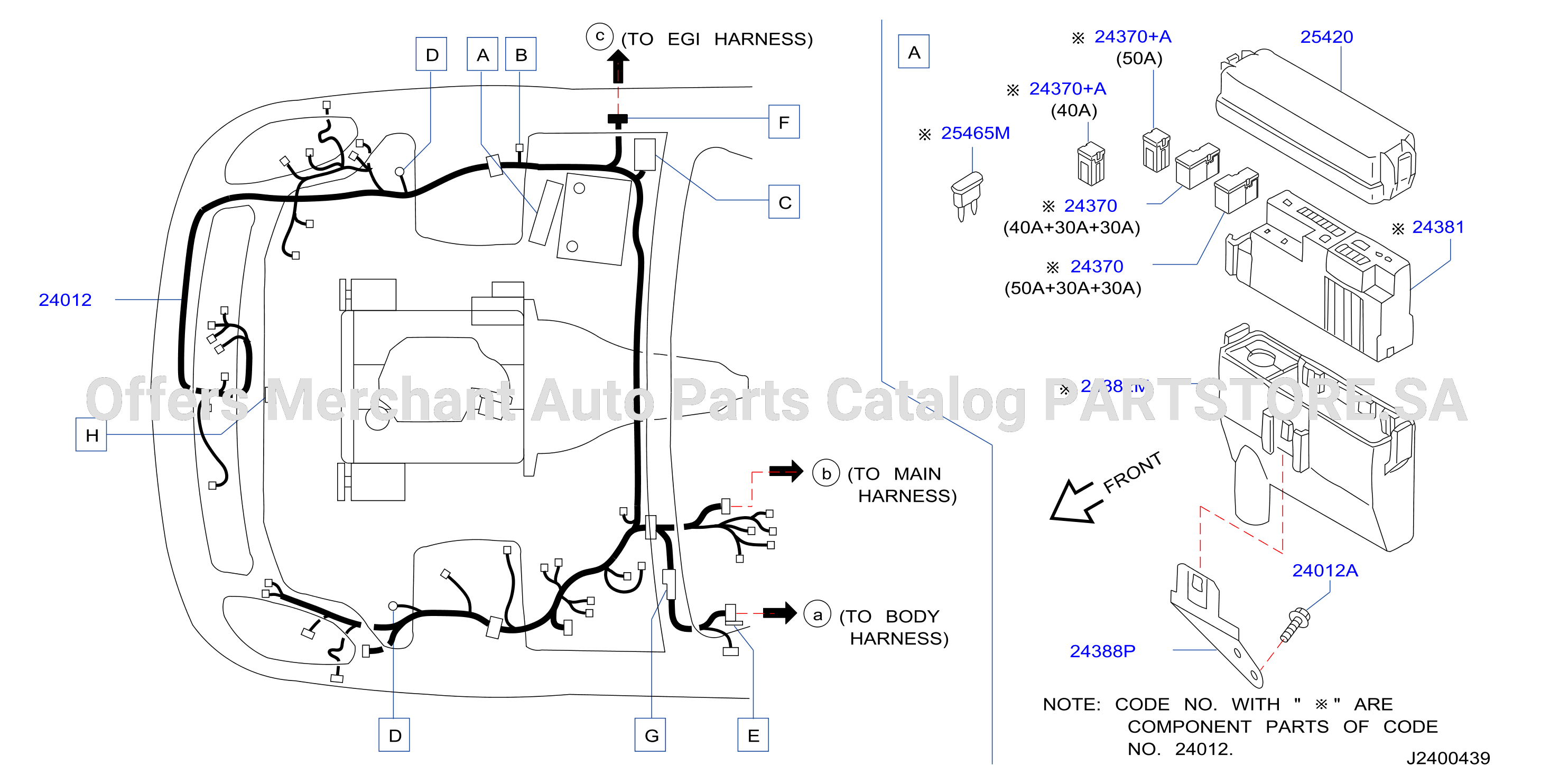Wiring Engine Room Harness 1