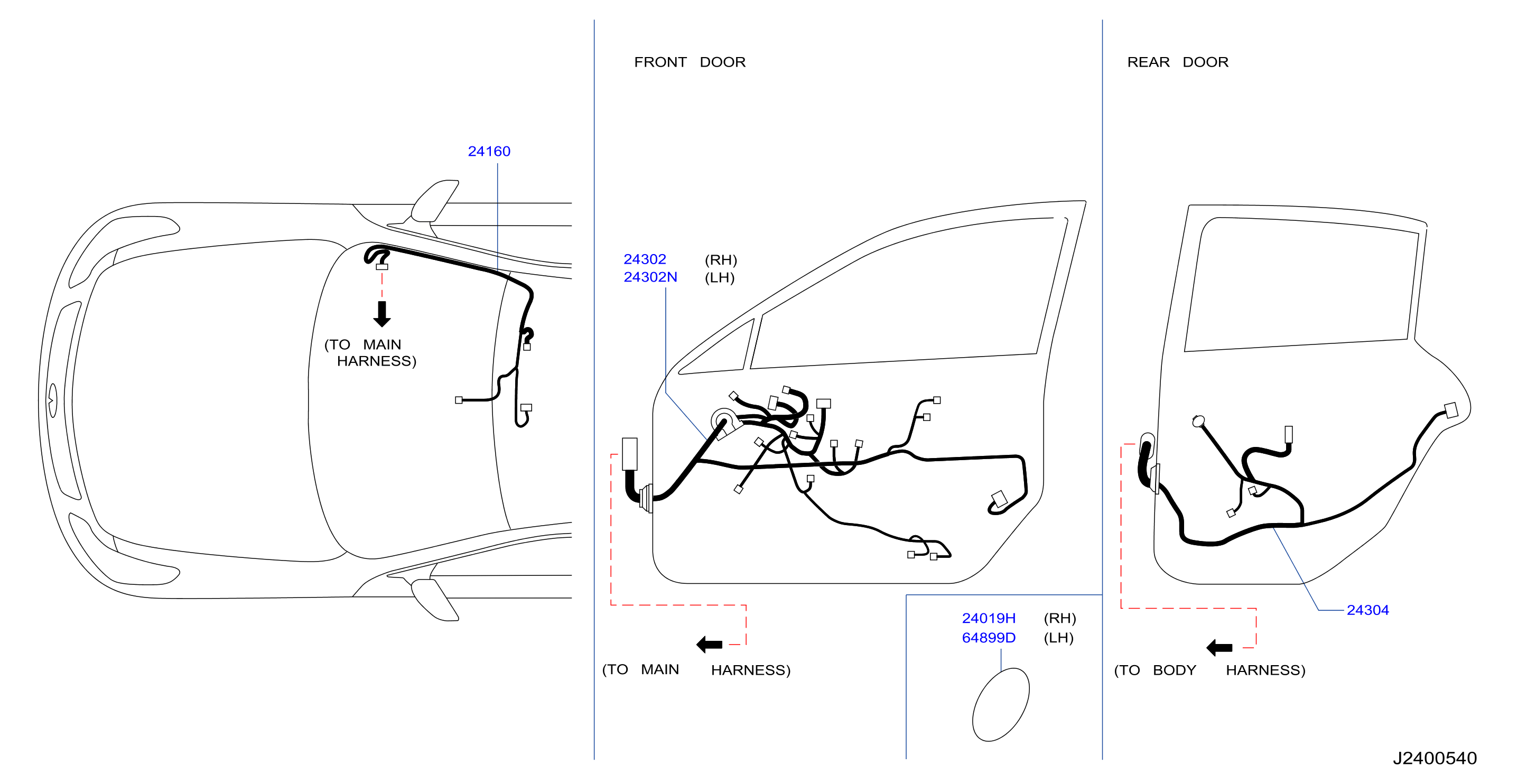 Wiring Roof Door