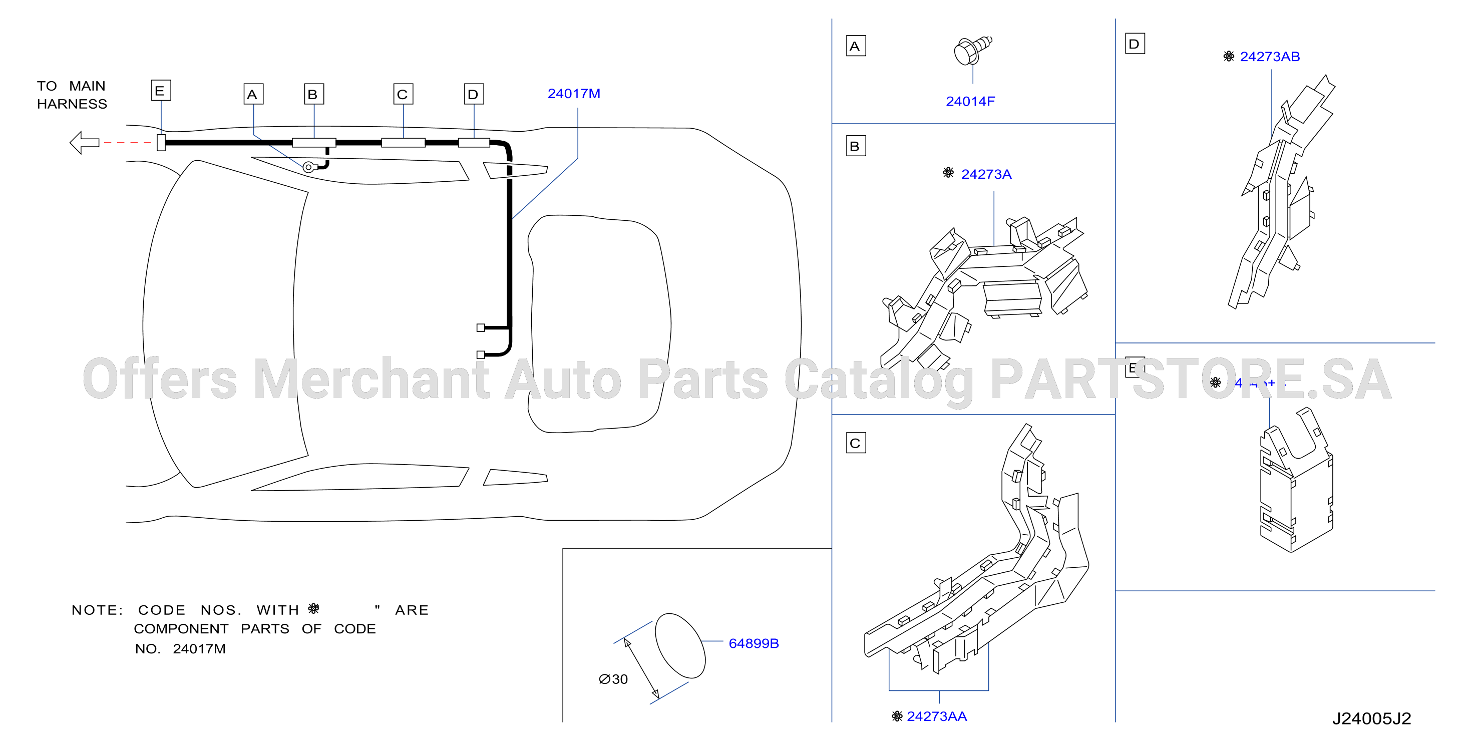Wiring Body Back Door Defogger Rr