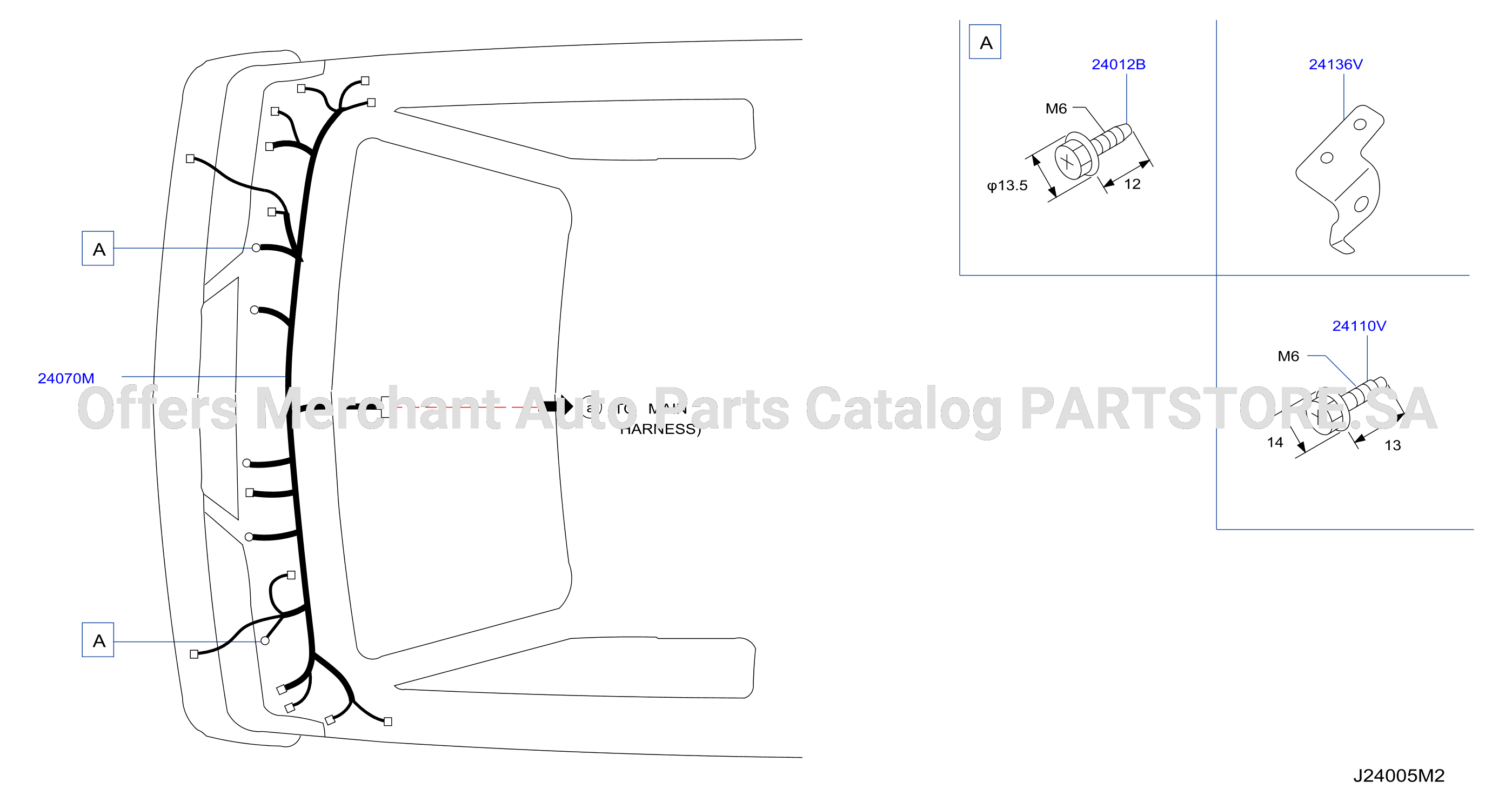 Wiring Head Lamp Harness