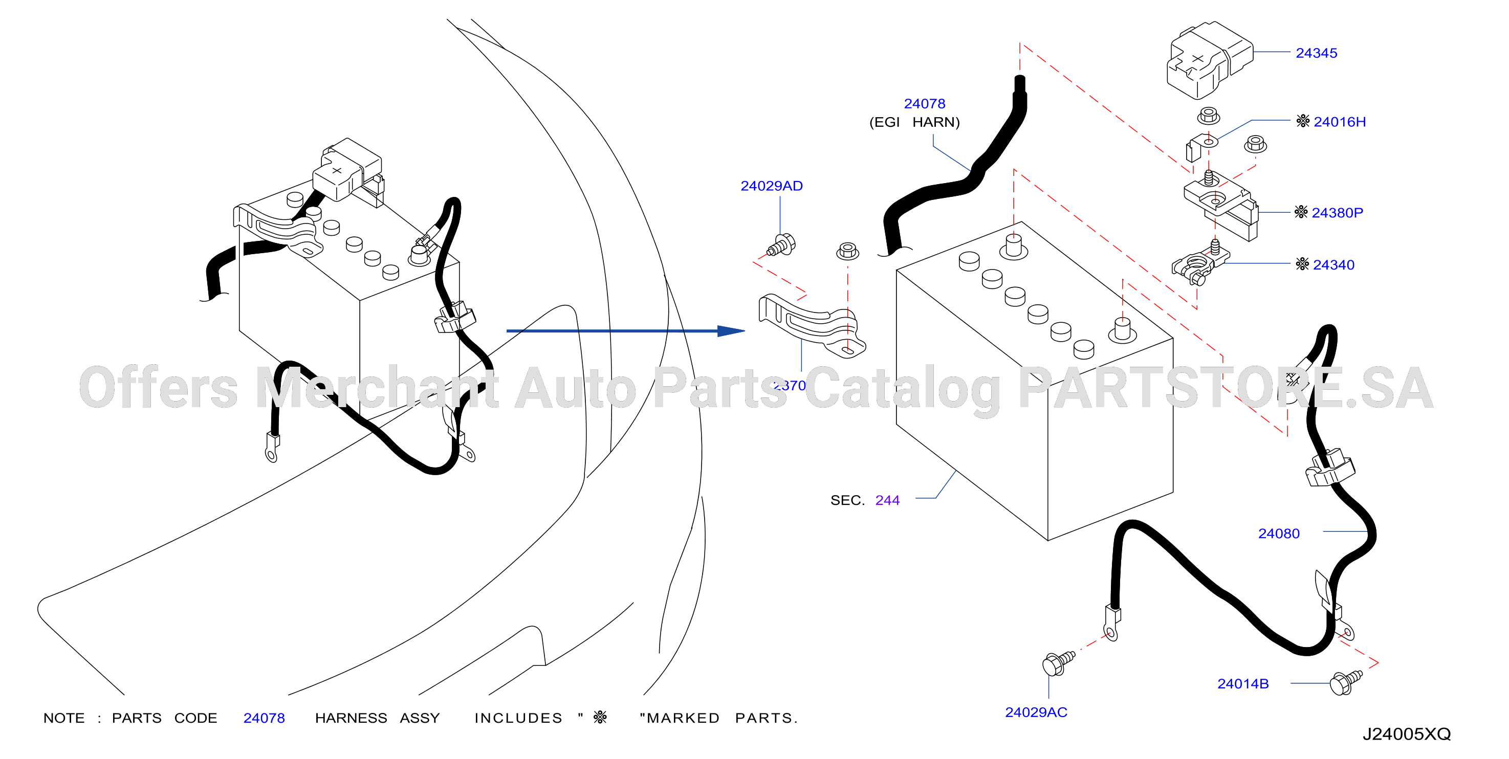 Wiring Battery Harn
