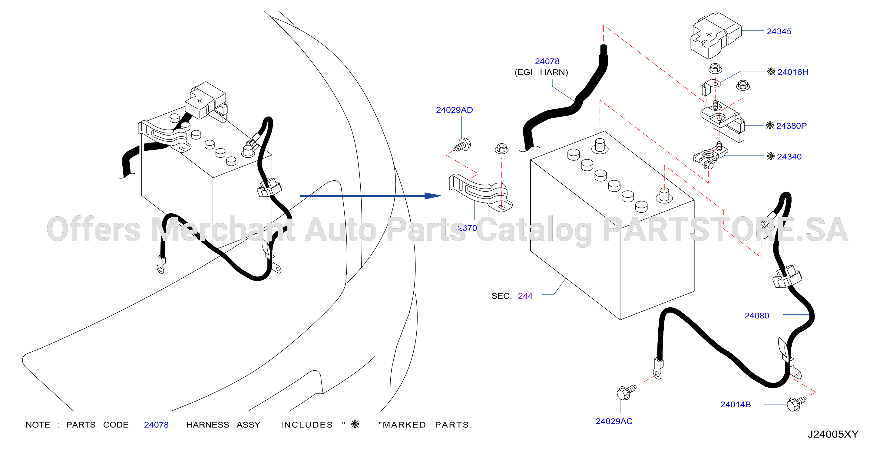 Wiring Battery Harn