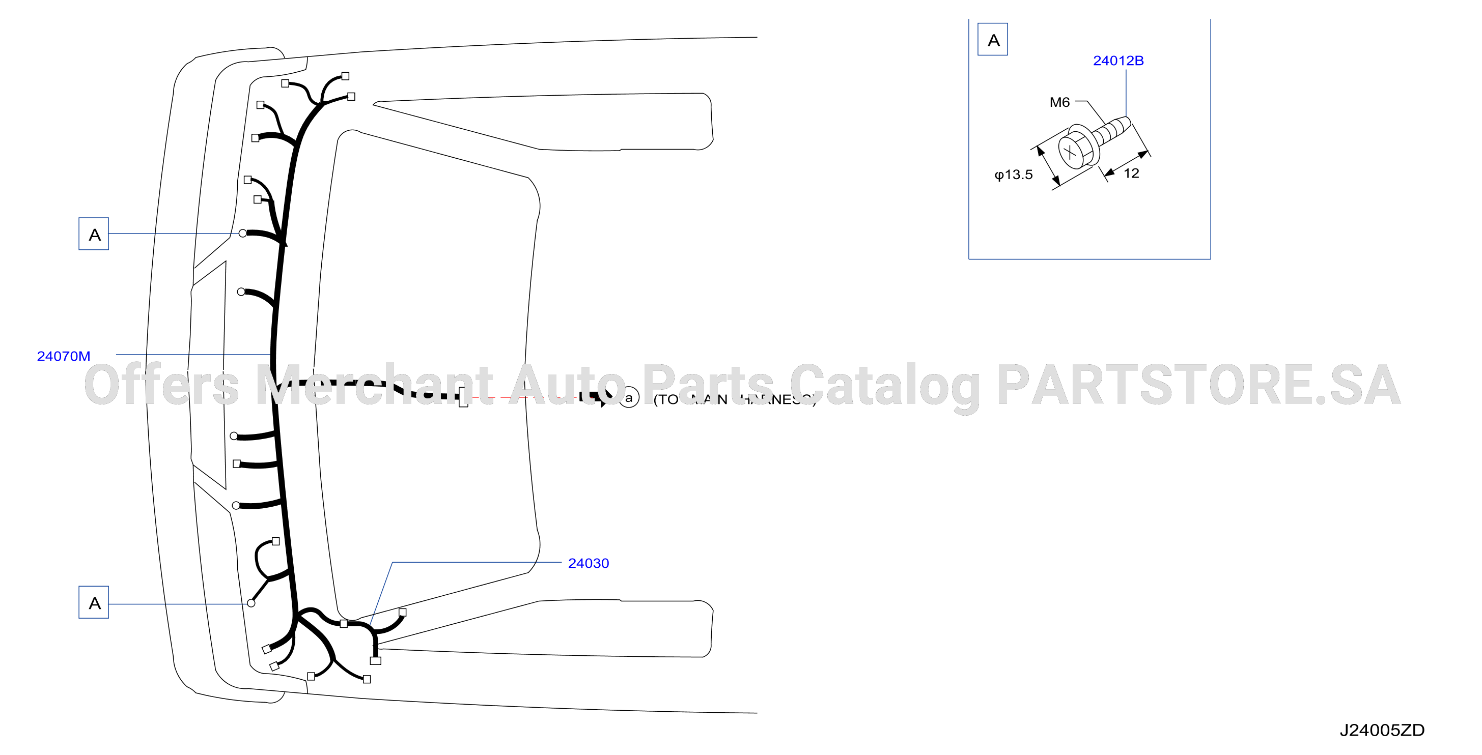 Wiring Head Lamp Harness