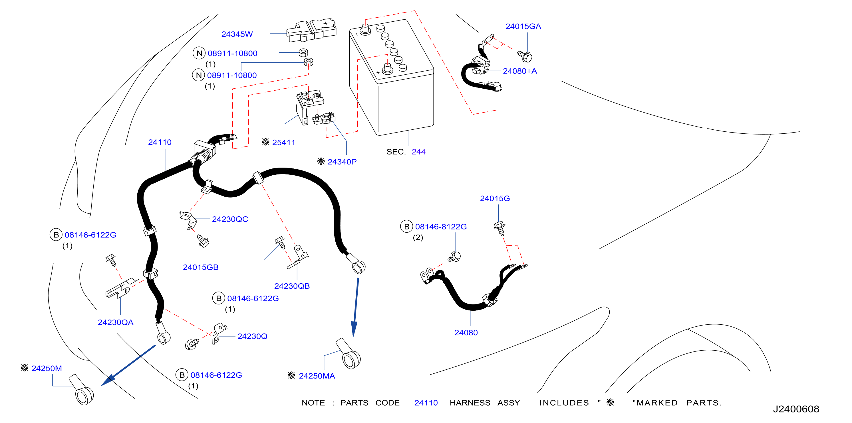 Wiring Battery Harness