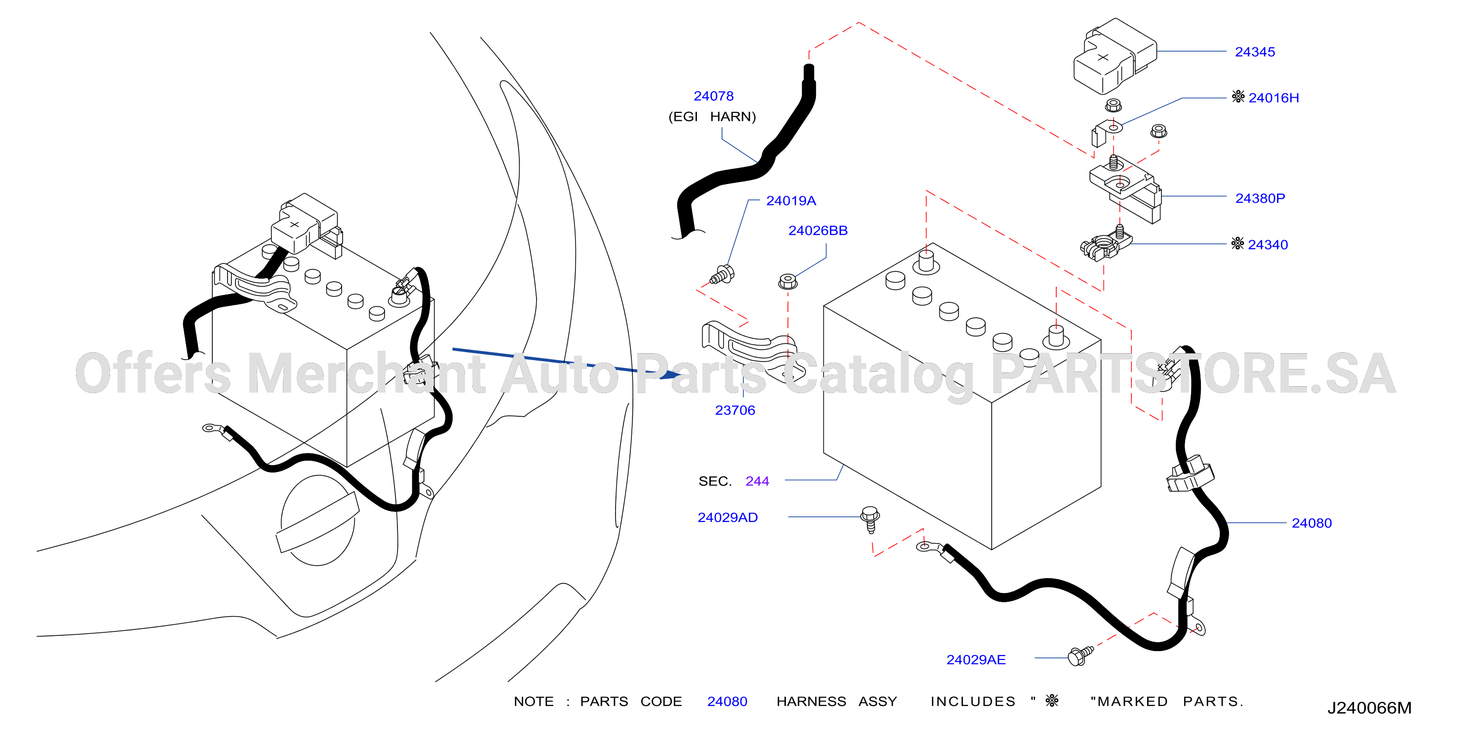 Wiring Battery