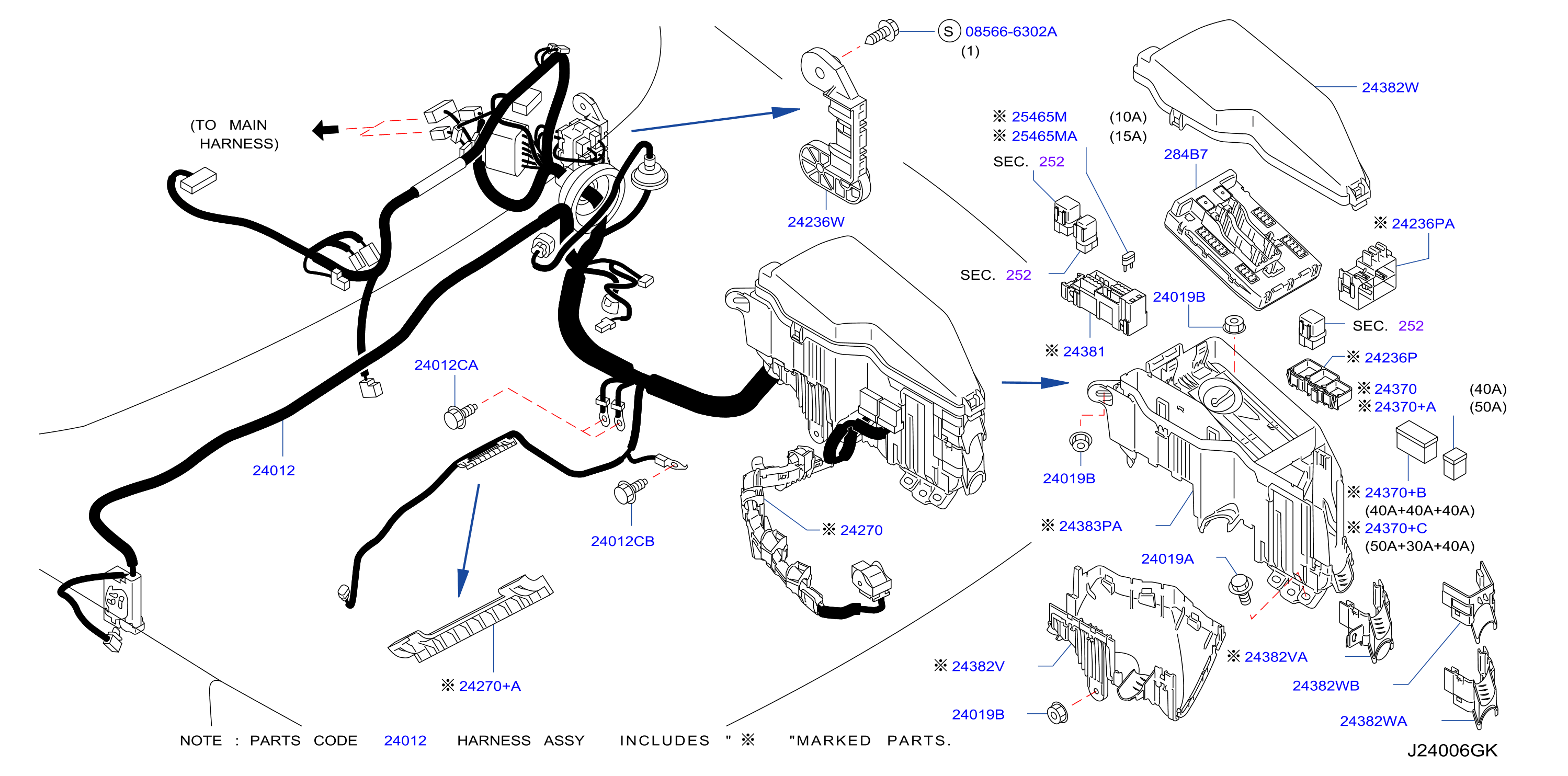 Wiring Engine Room