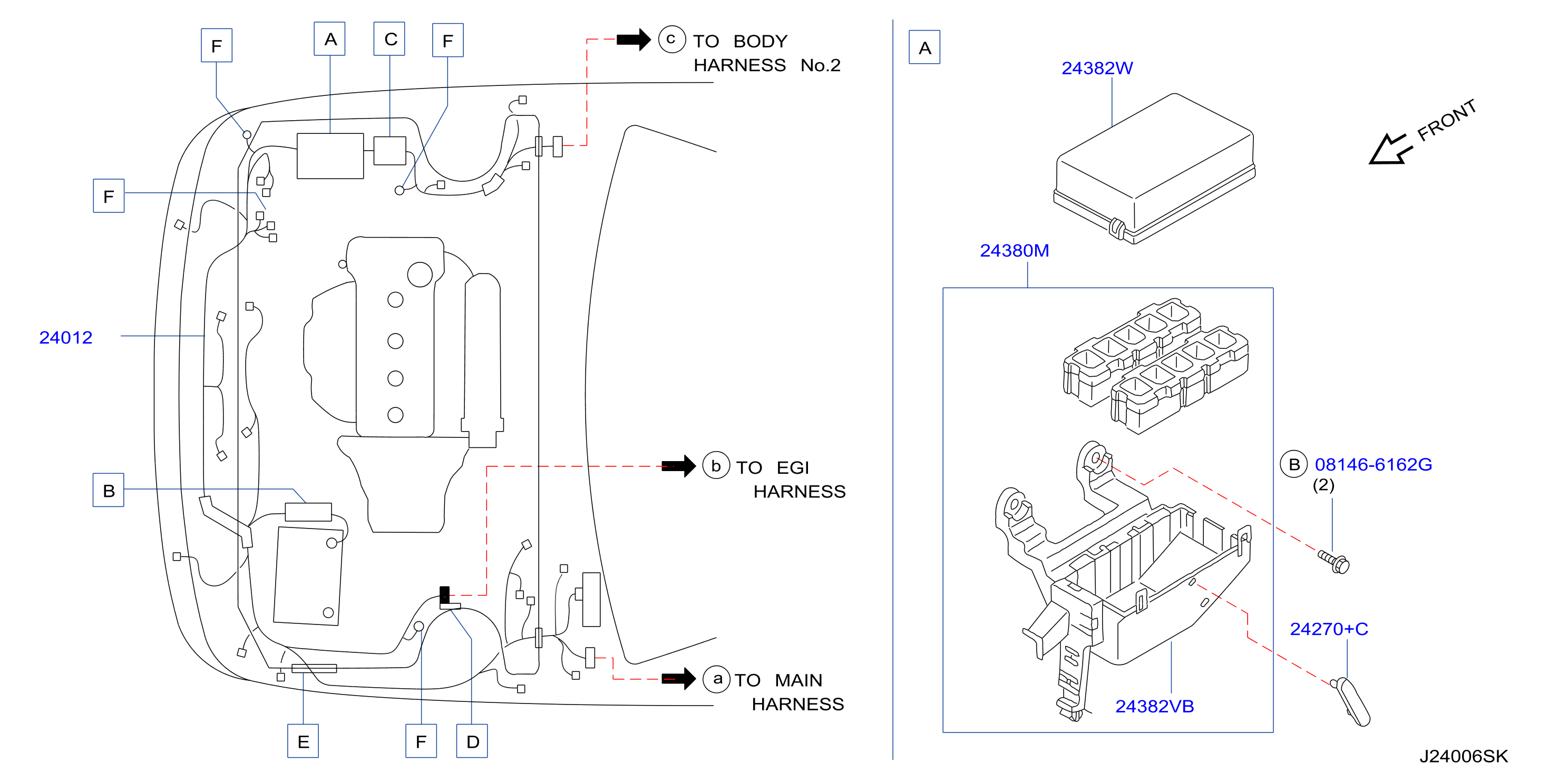 Wiring Engine Room Harness 1