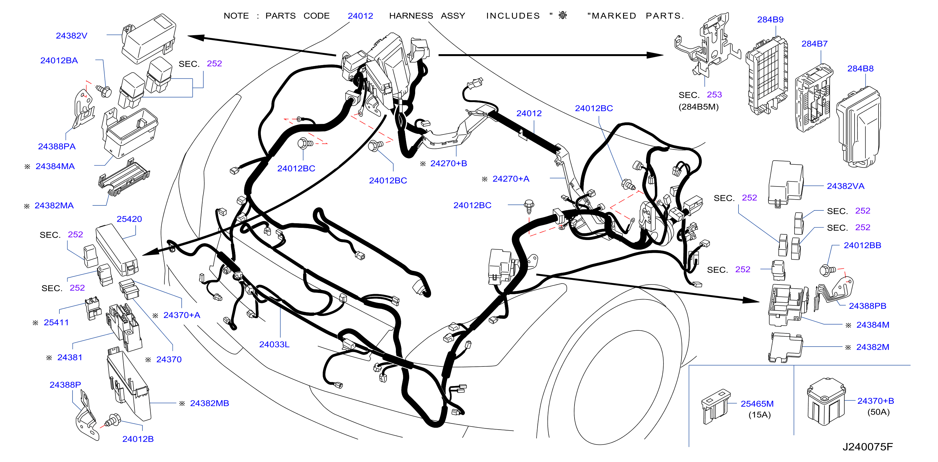 Wiring Engine Room