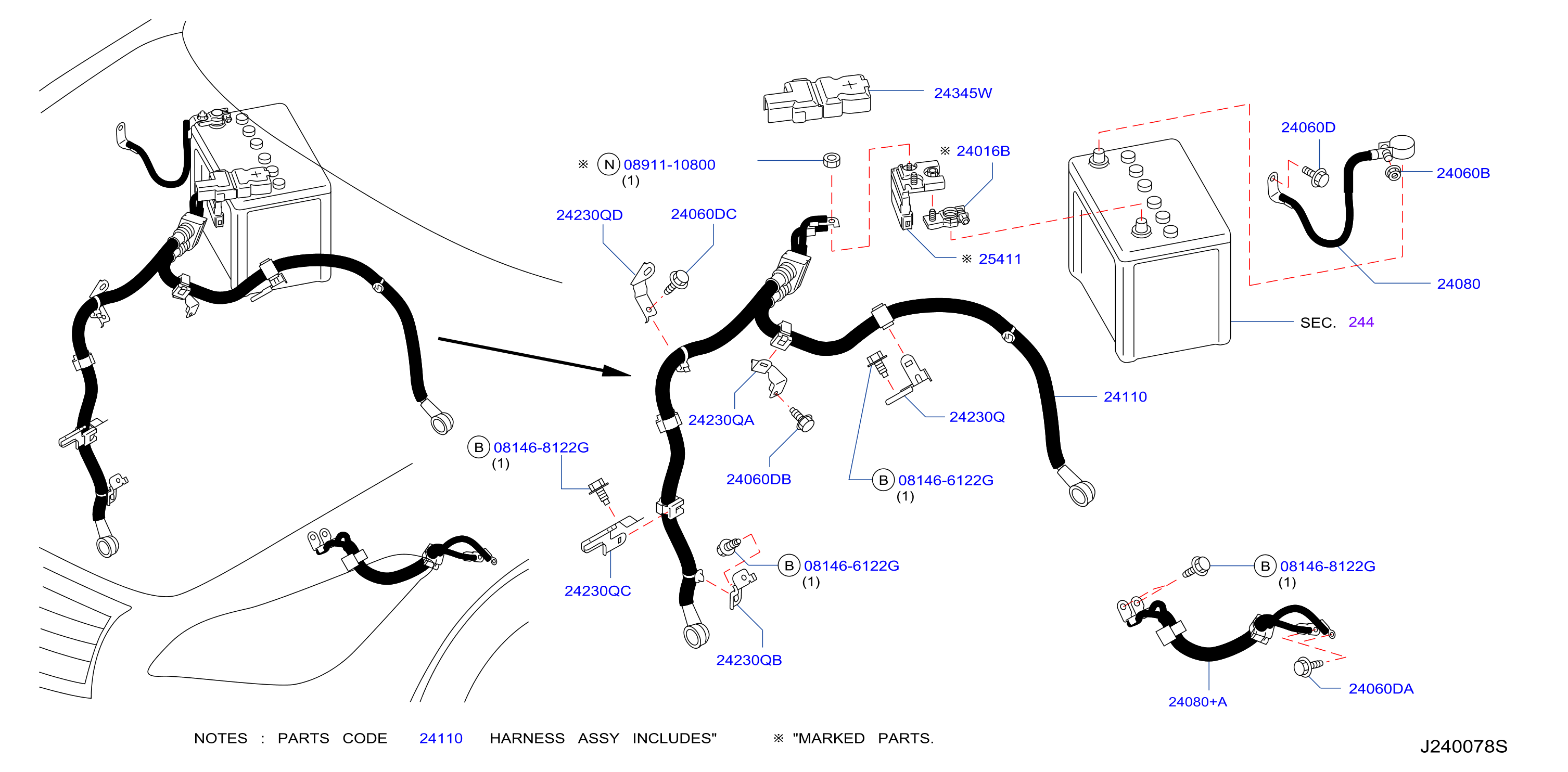 Wiring Battry Harn