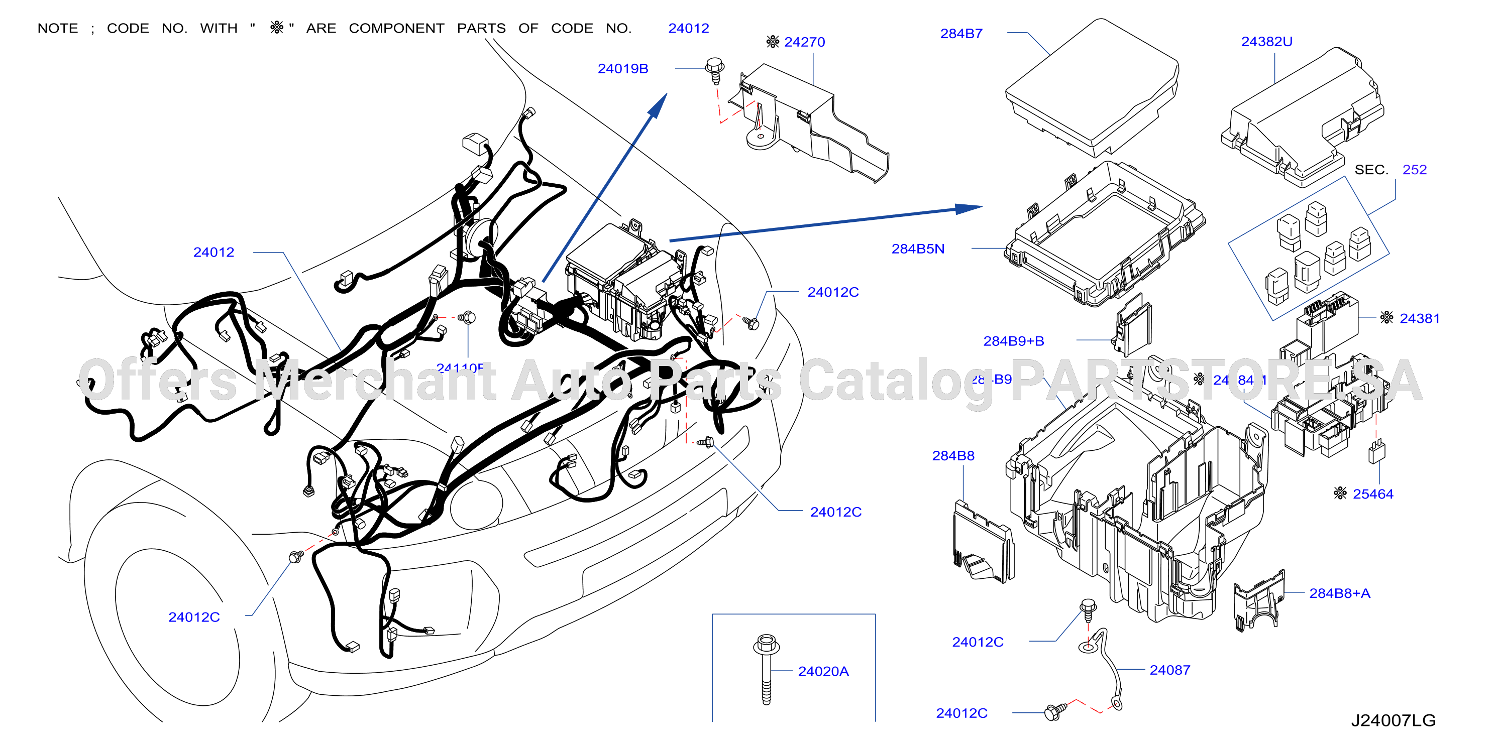Wiring Engine Room