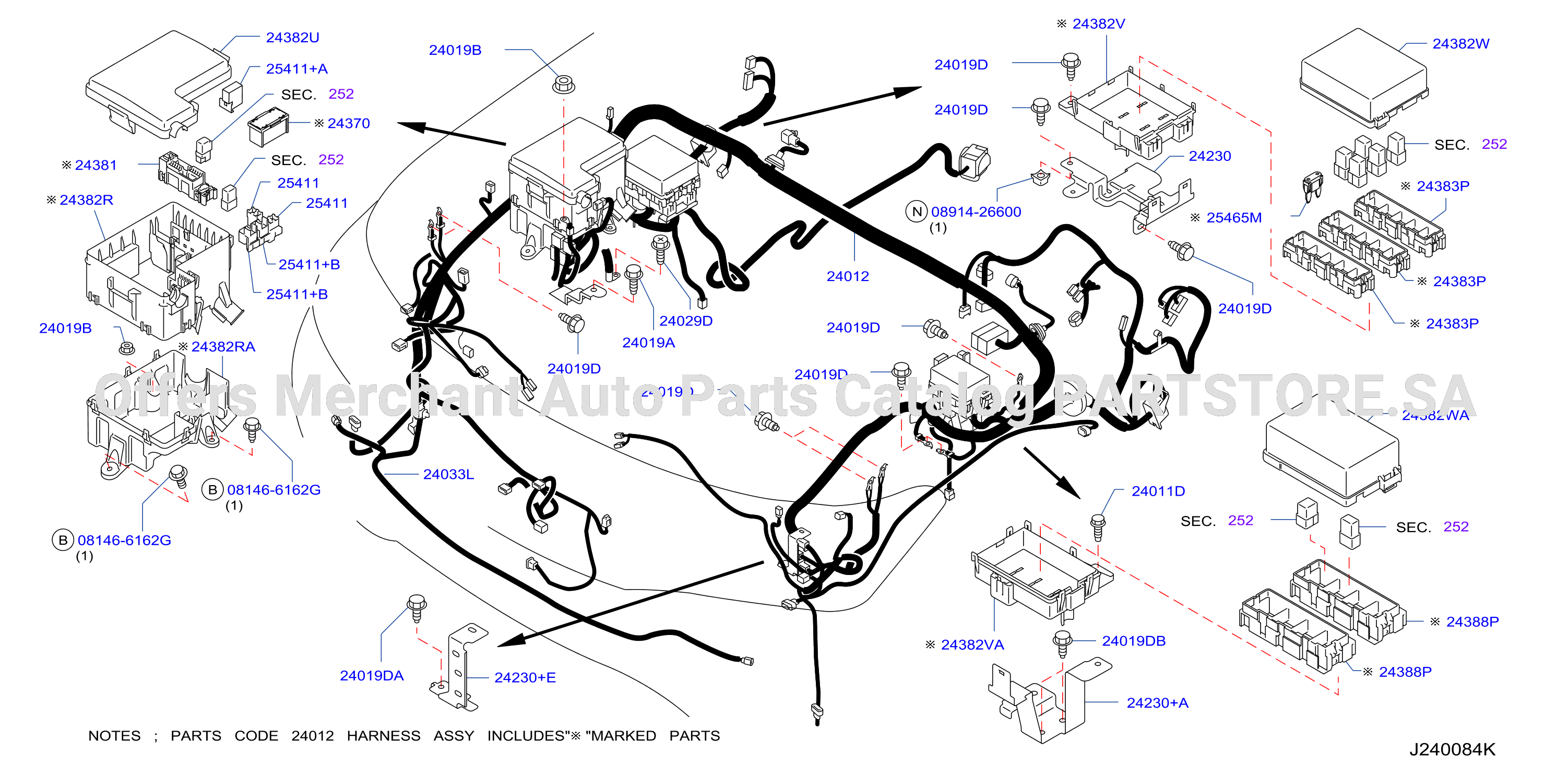 Wiring Engine Room