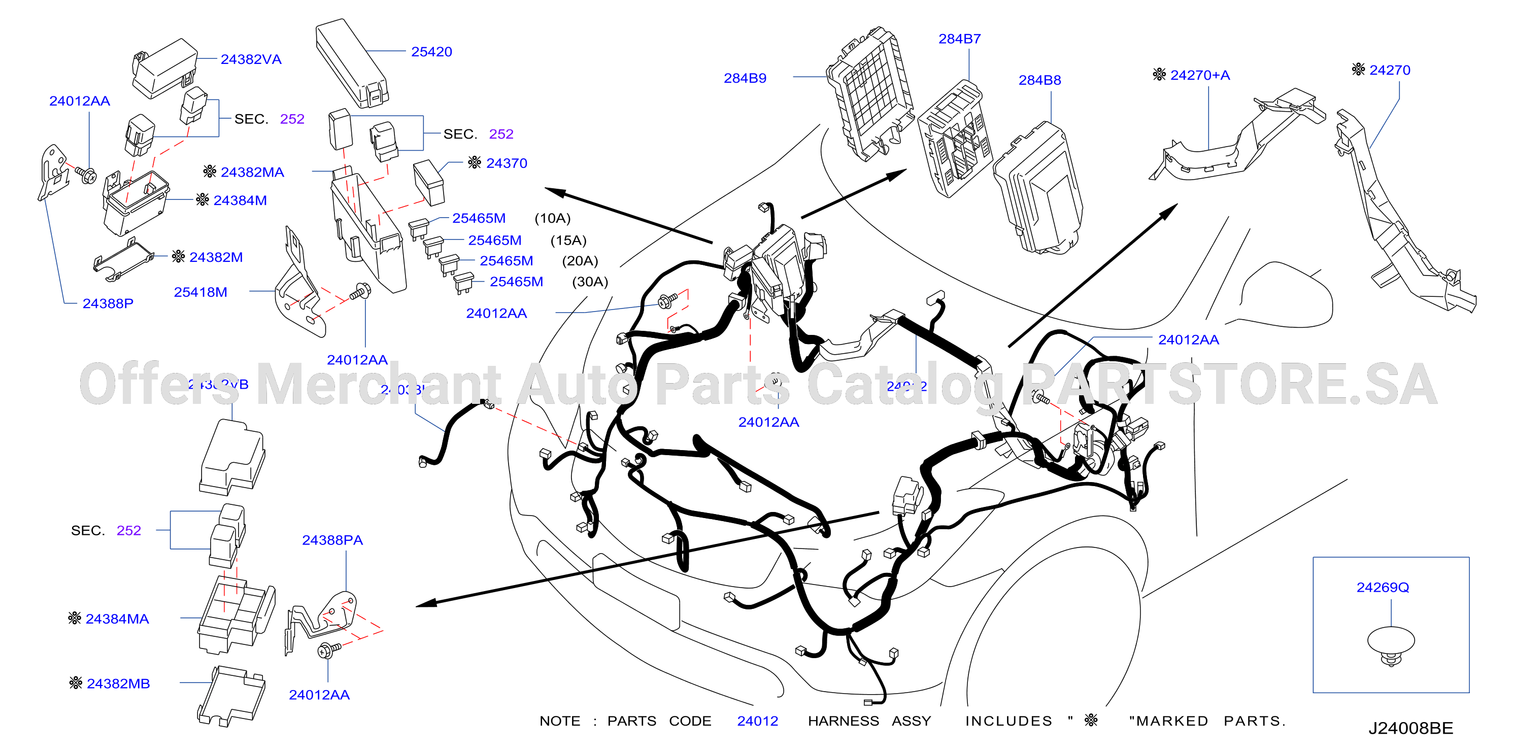 Wiring Engine Room