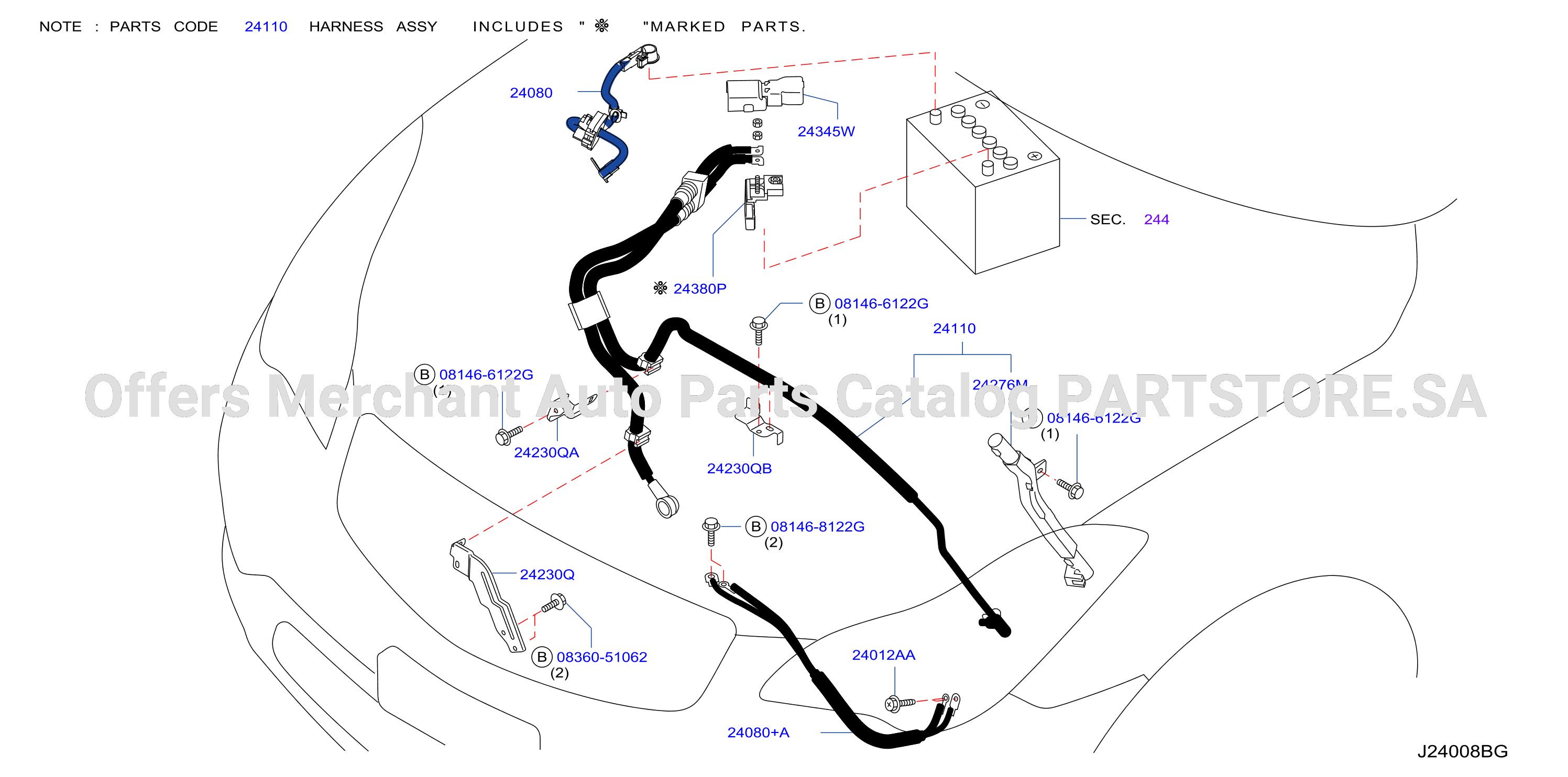 Wiring Battery Harness