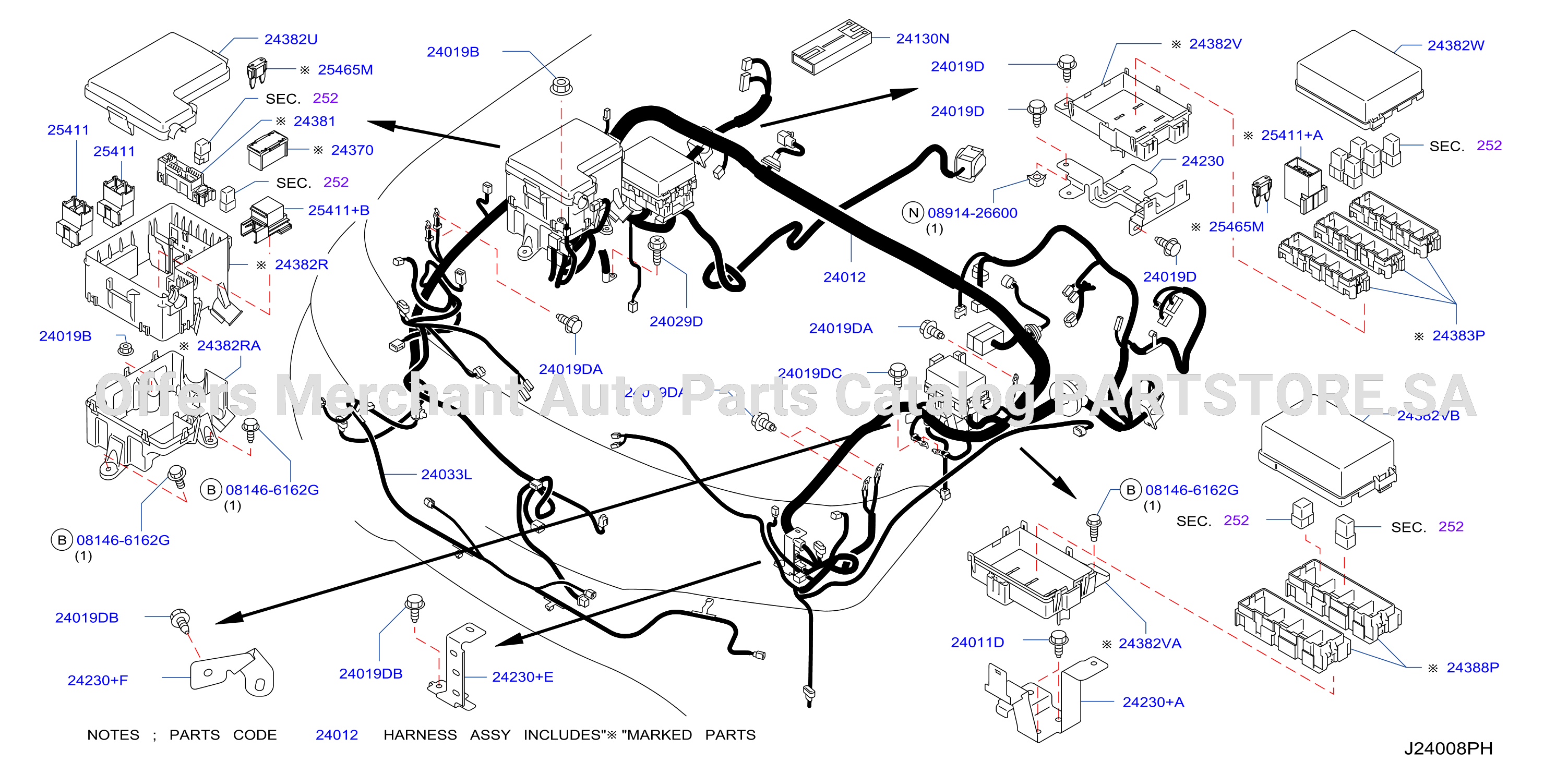 Wiring Engine Room