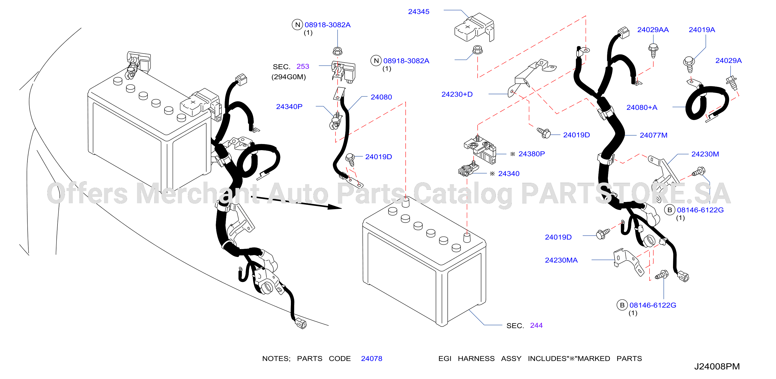 Wiring Battary