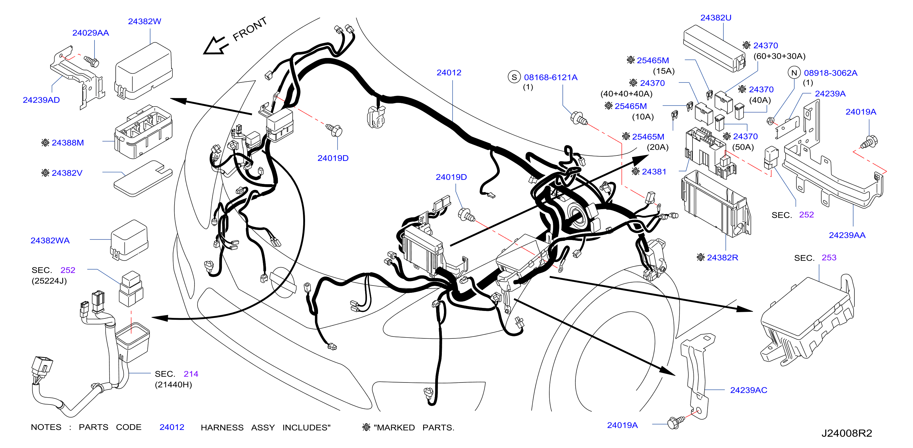 Wiring Engine Room