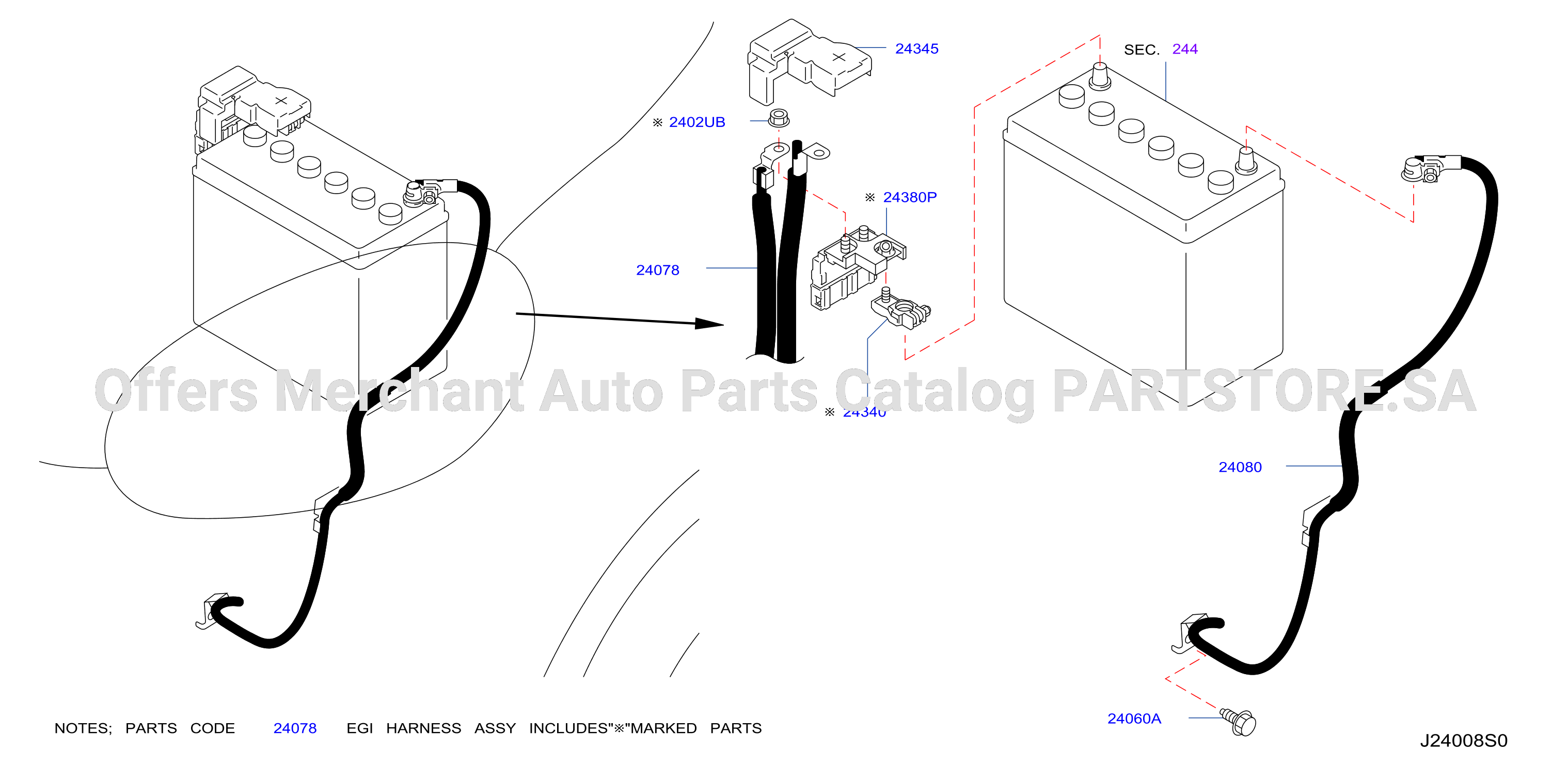 Wiring Battery