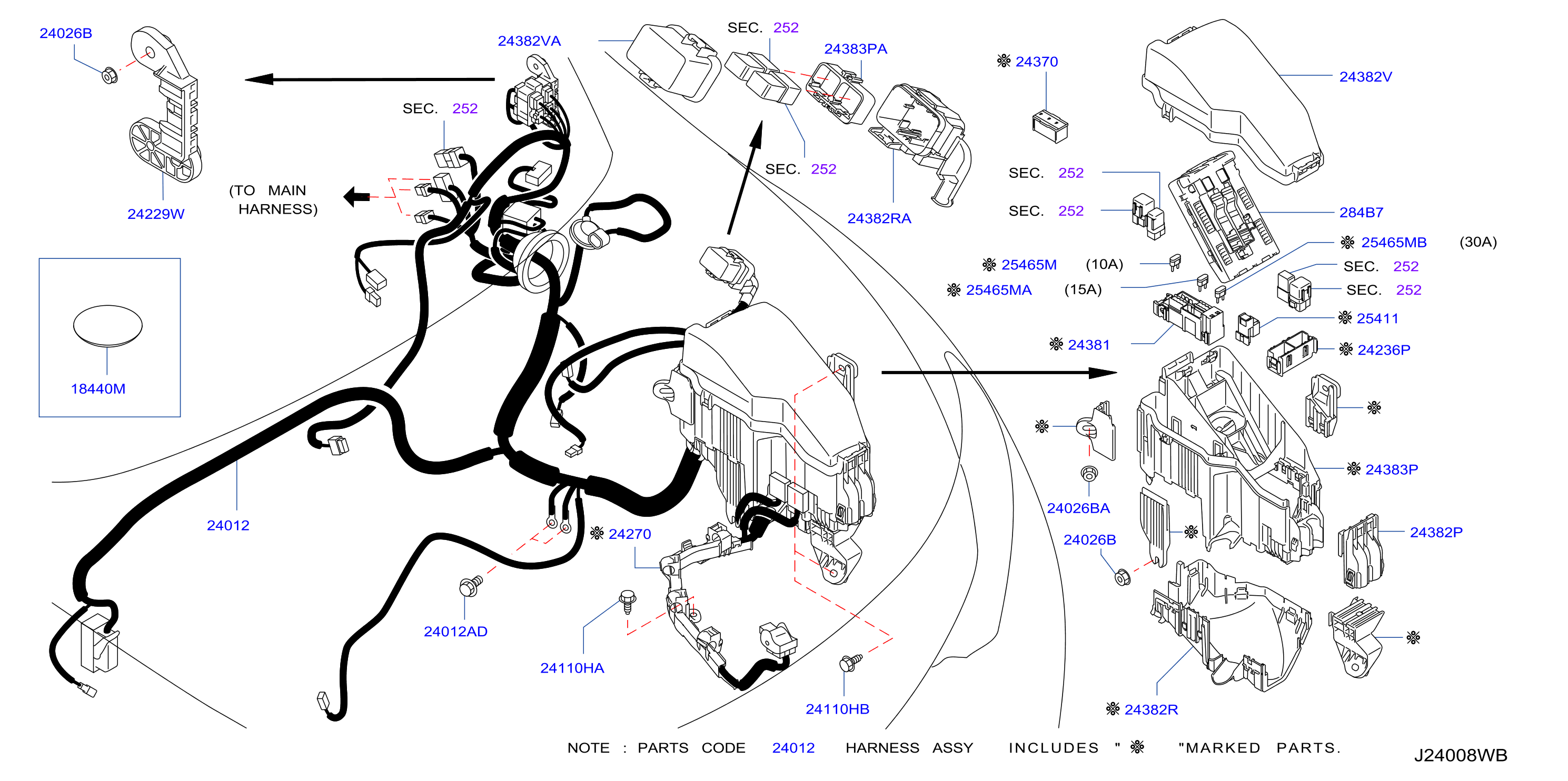 Wiring Engine Room