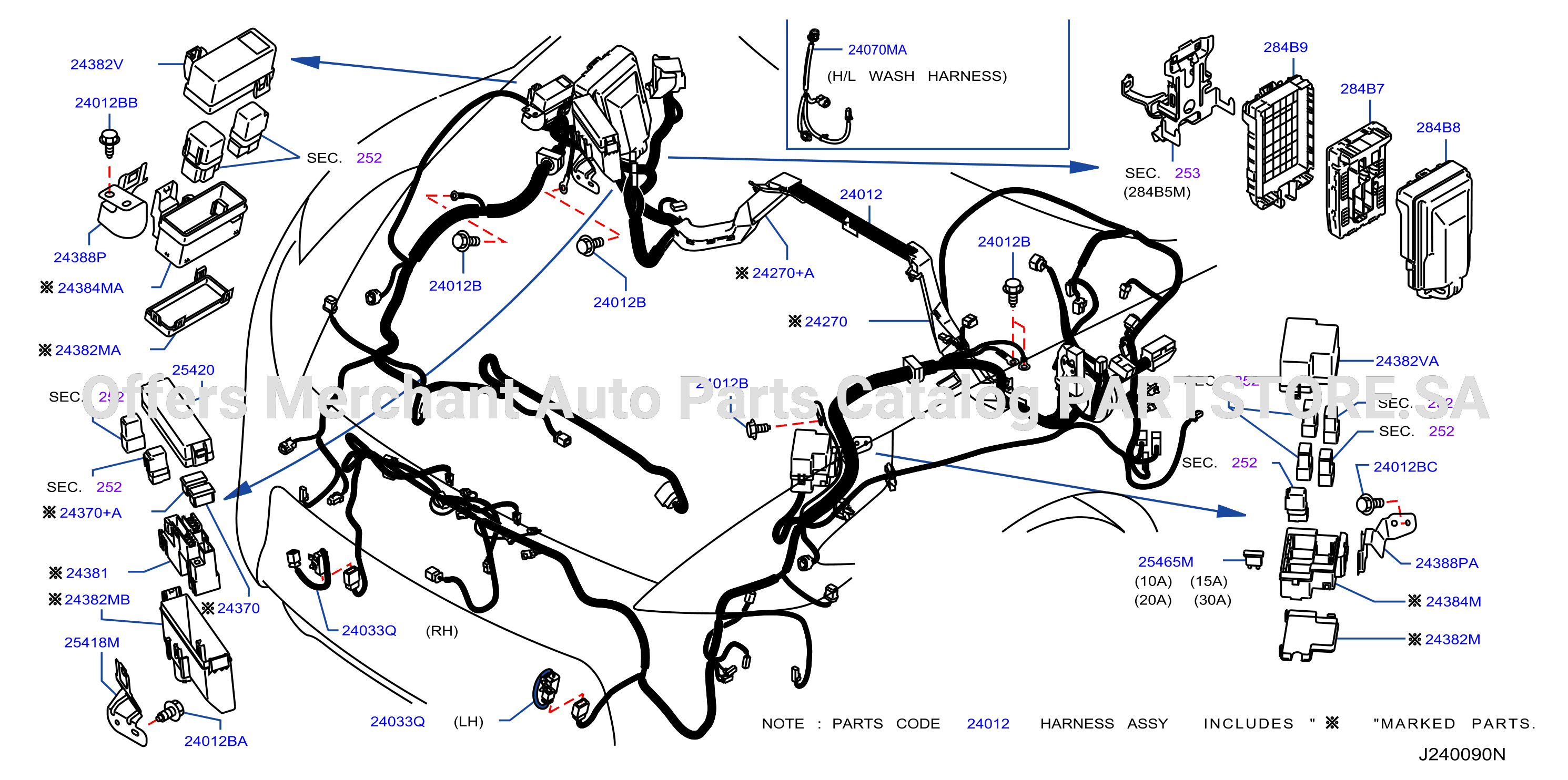 Wiring Engine Room