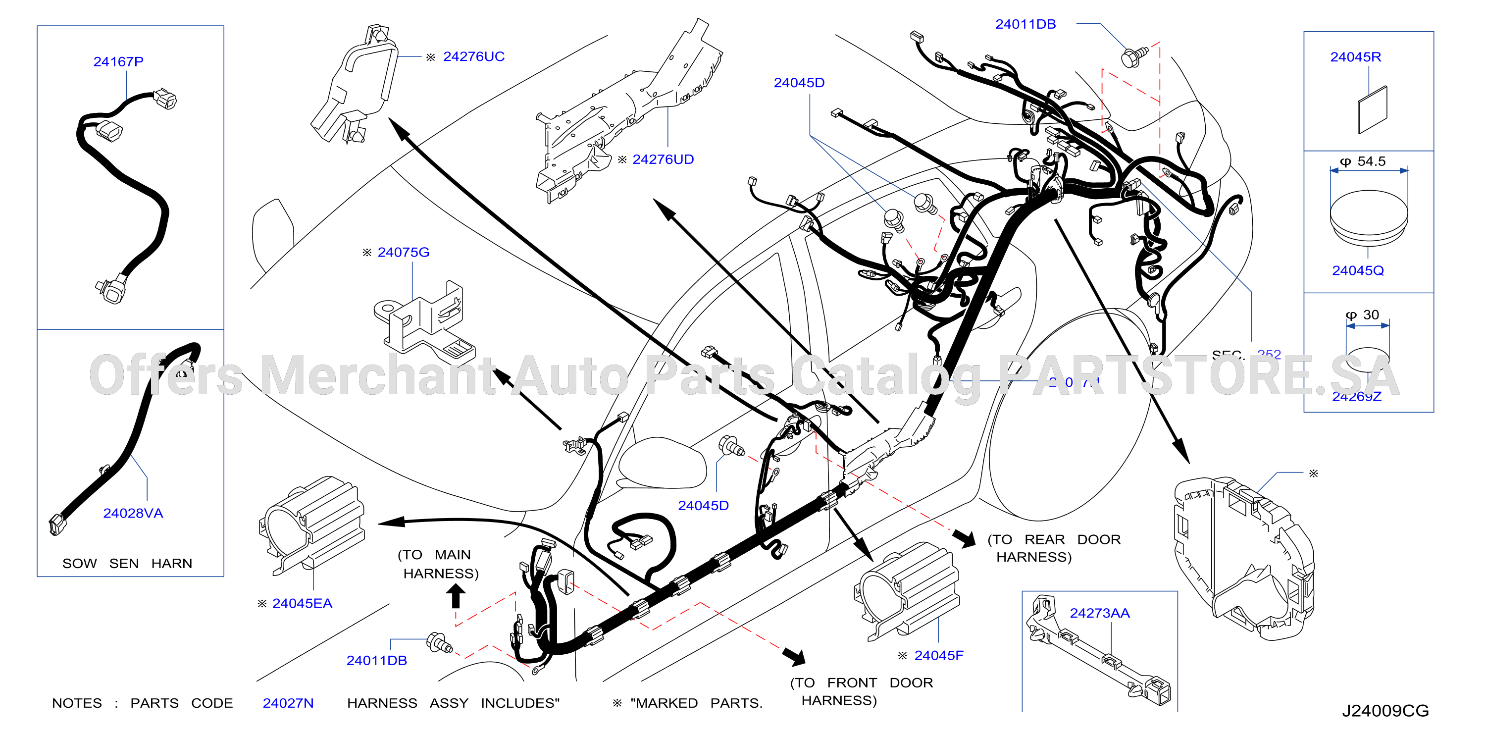 Wiring Body Harn Lh