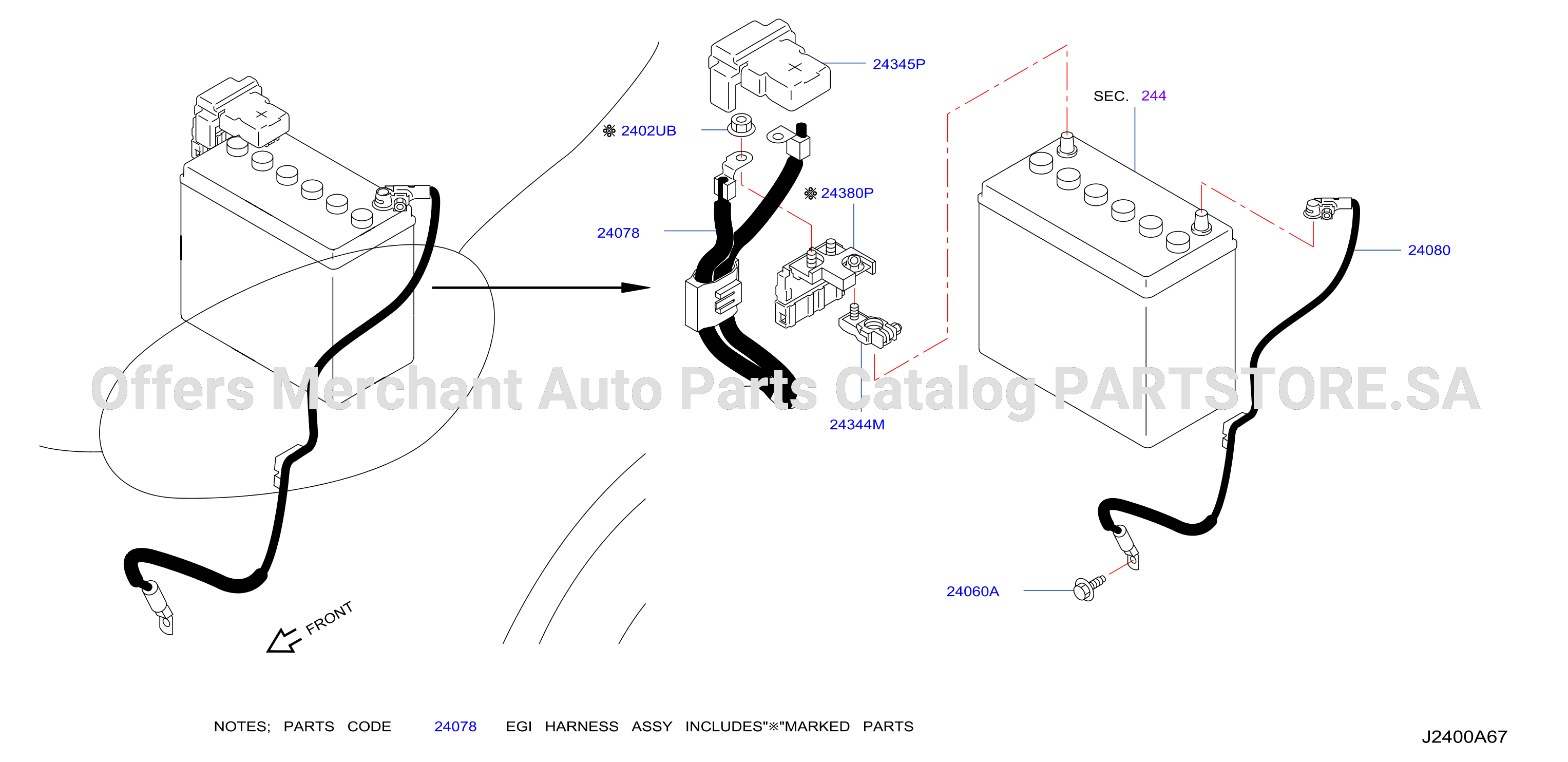 Wiring Battery