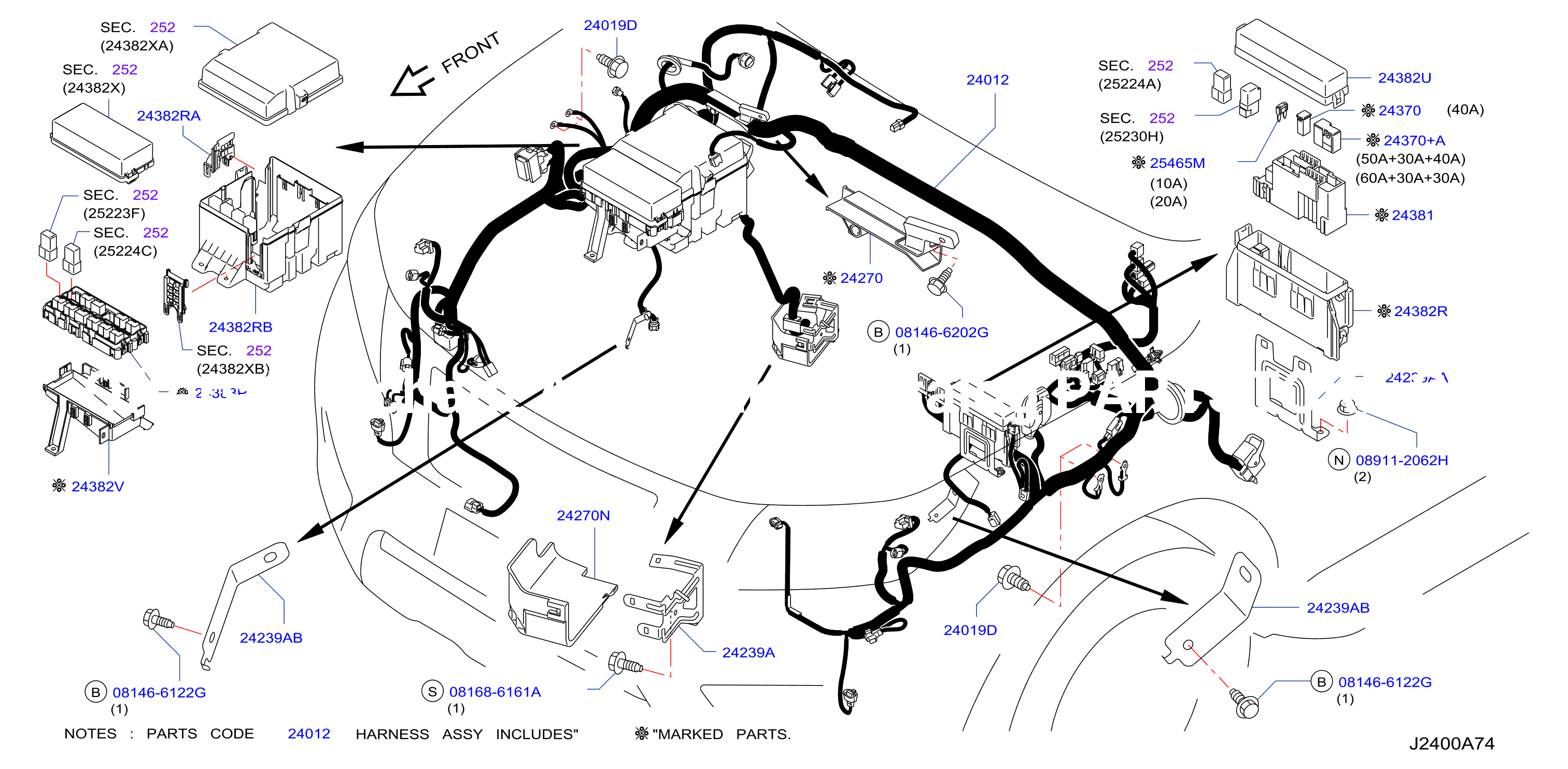 Wiring Engine Room