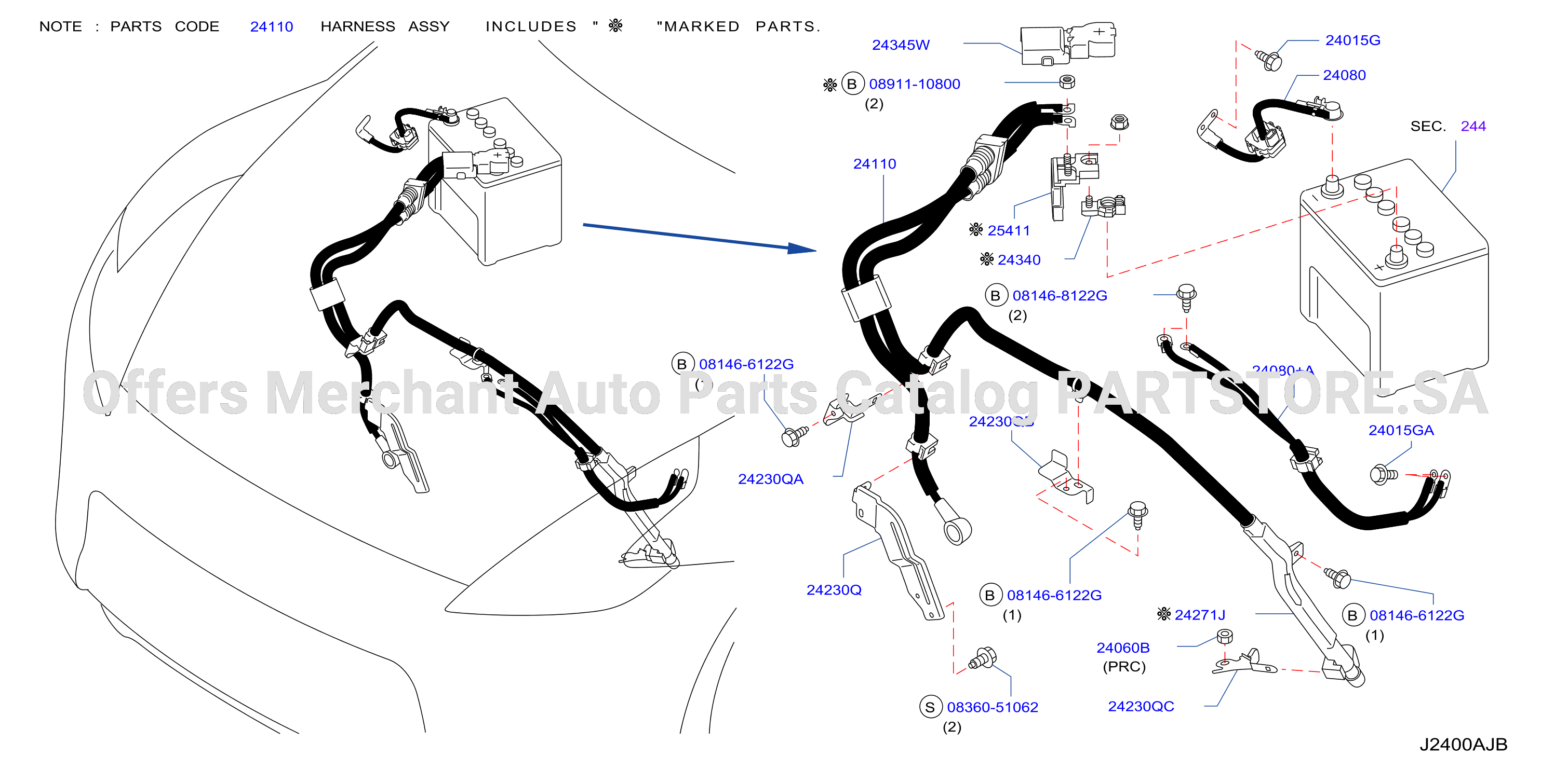 Wiring Battery