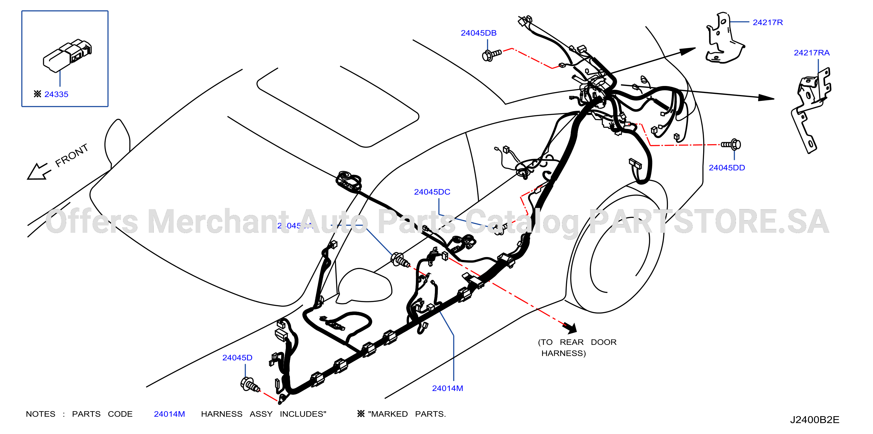 Wiring Body Harn Lh