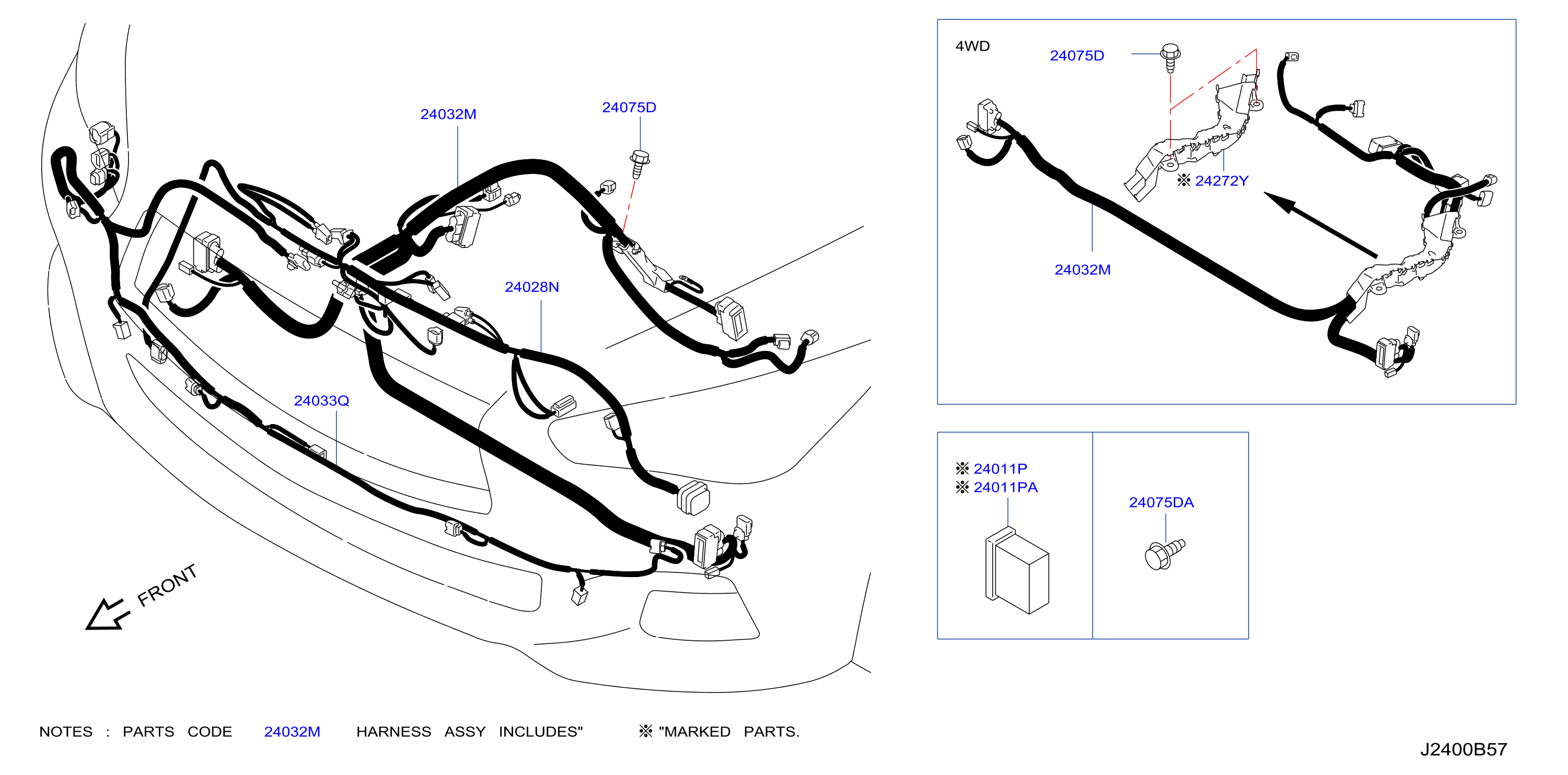Wiring Power Strg Harn