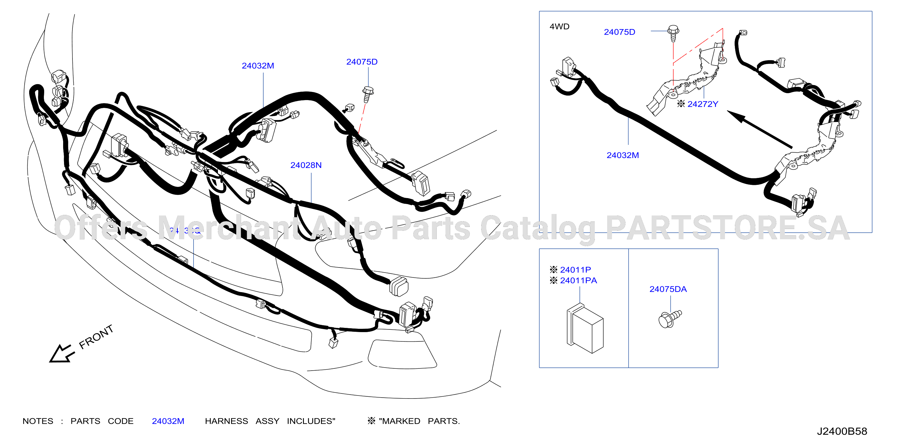 Wiring Power Strg Harn