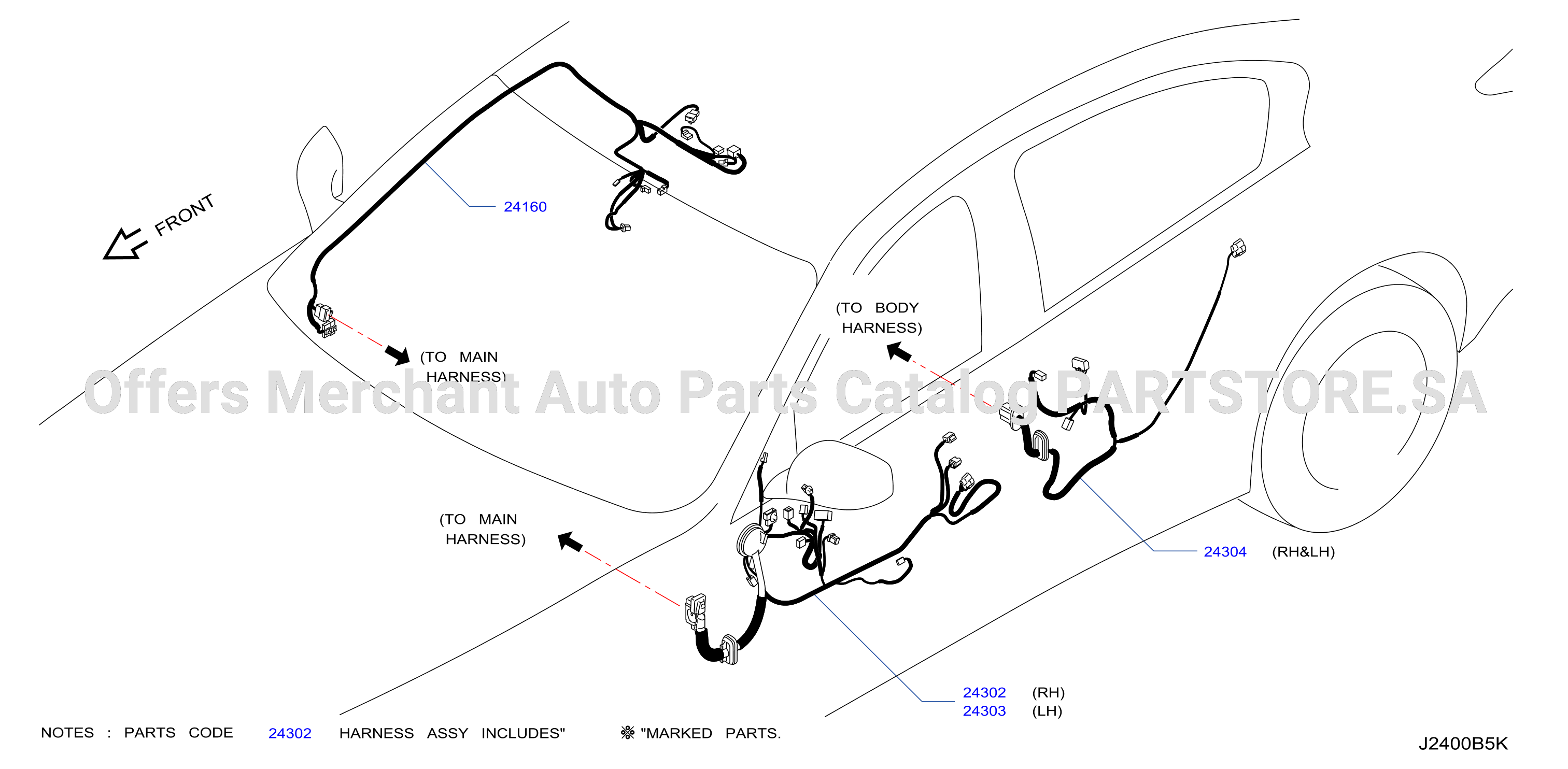 Wiring Door Harn