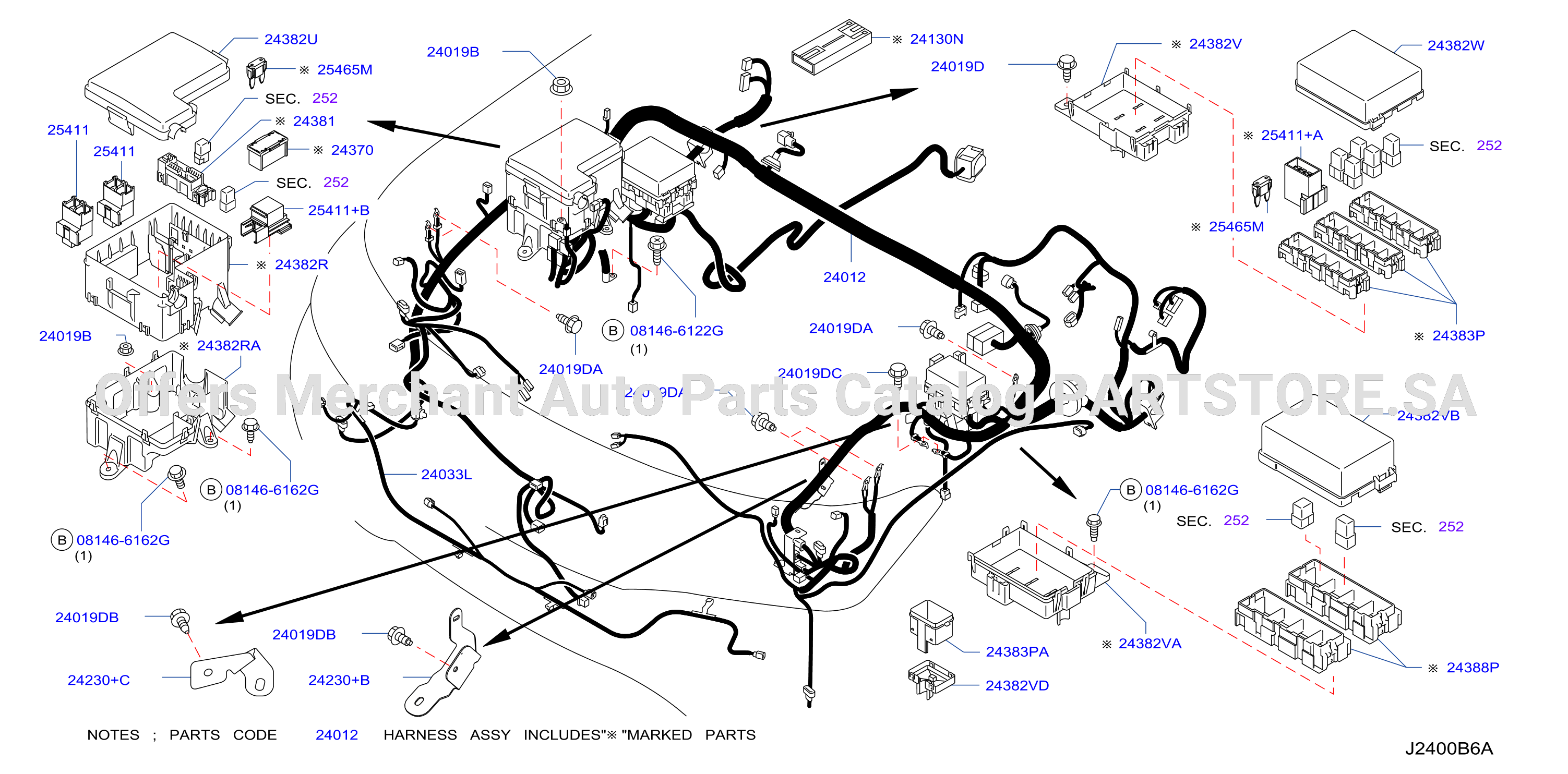 Wiring Engine Room