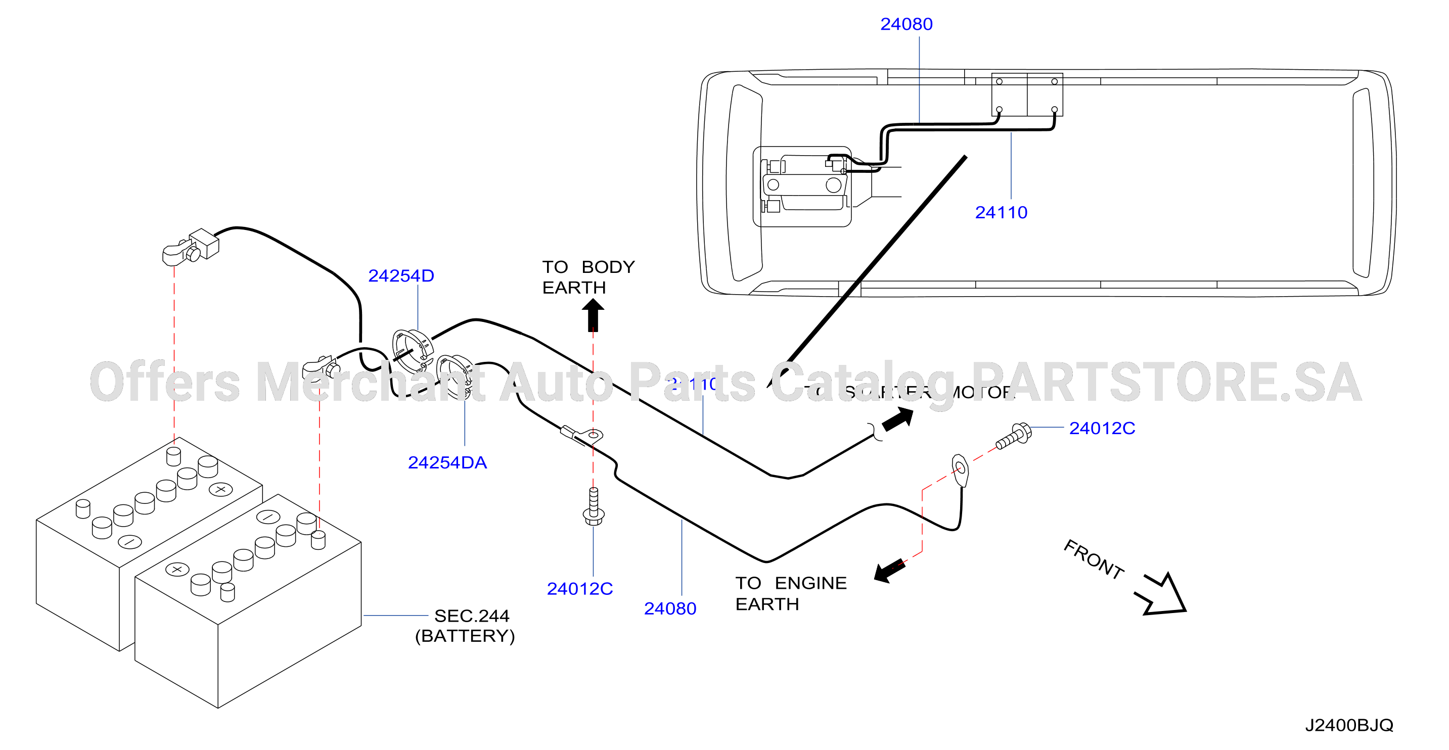 Wiring Around Battery