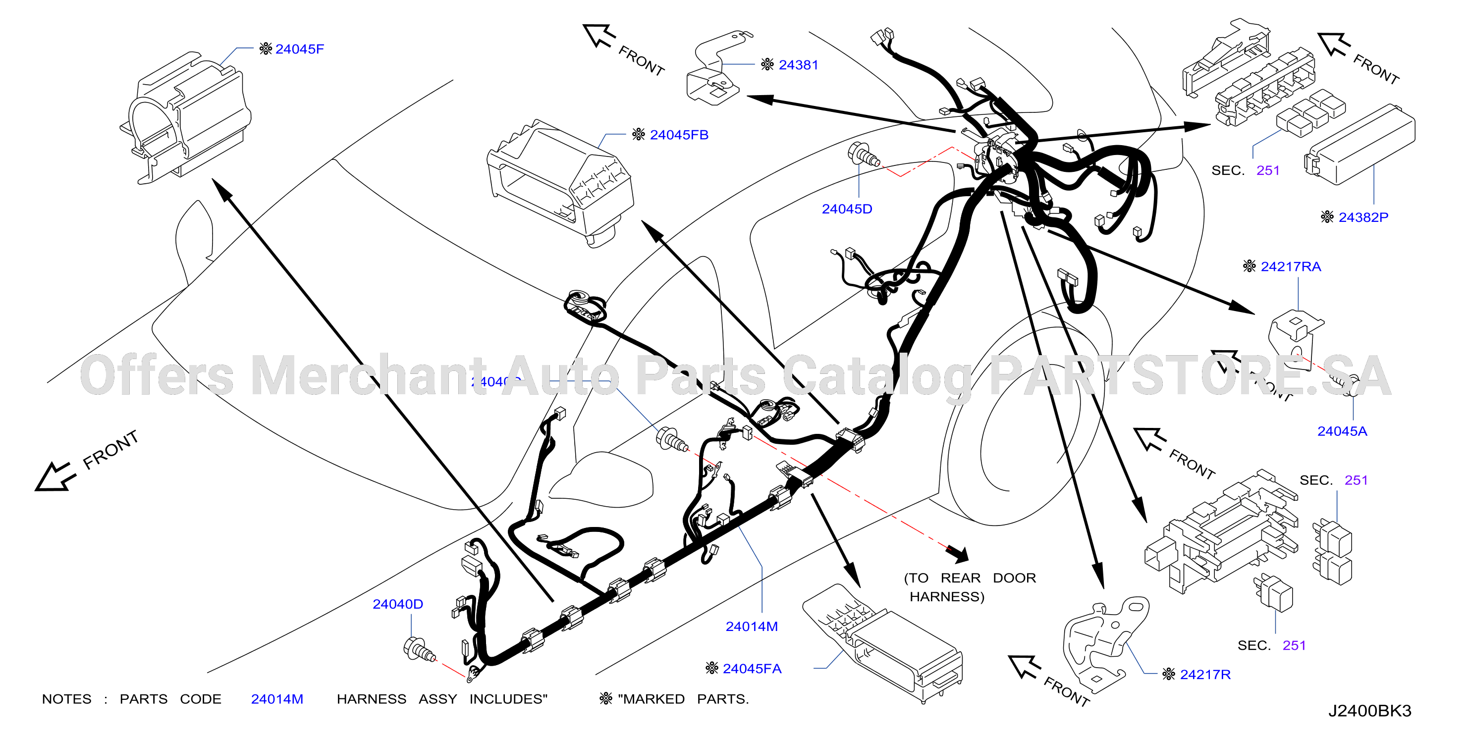 Wiring Body Harn Lh