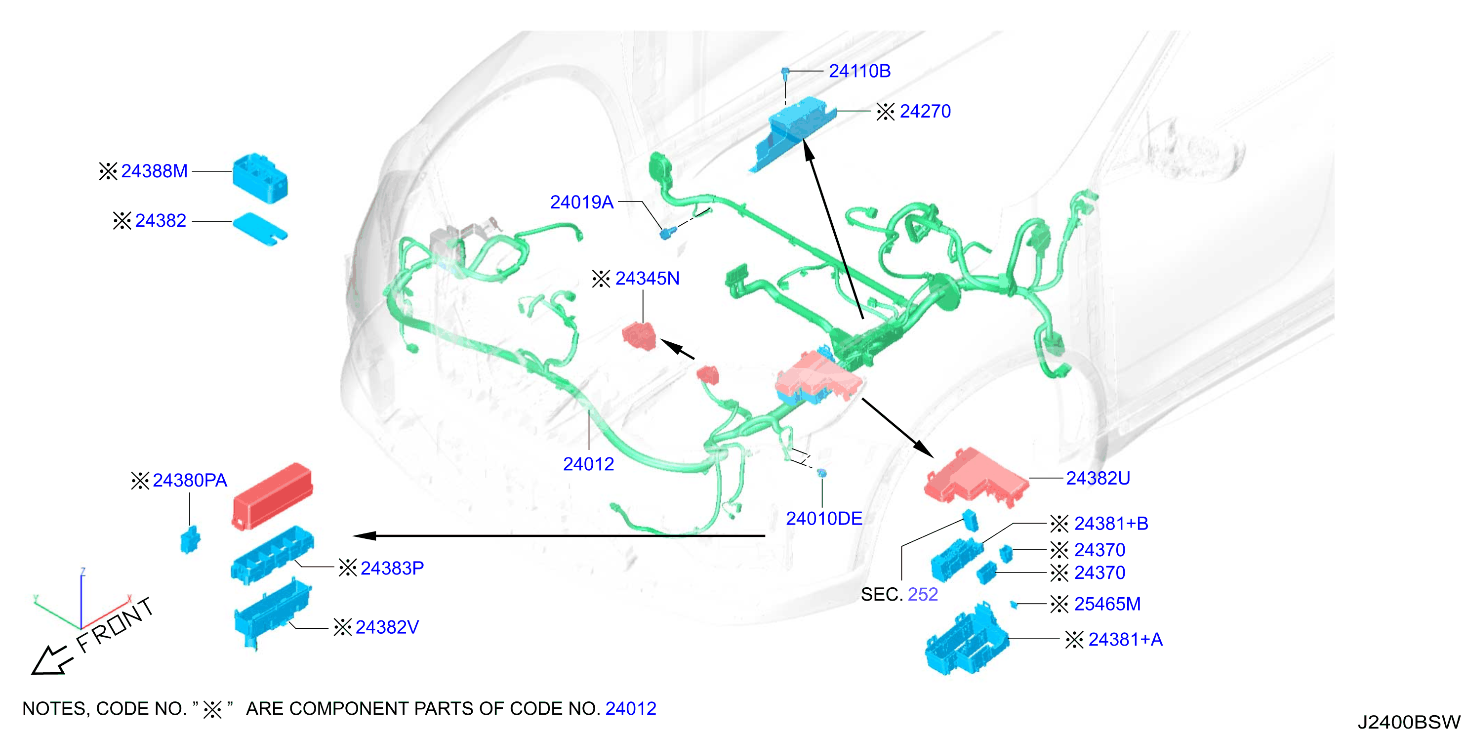 Wiring Engine Room