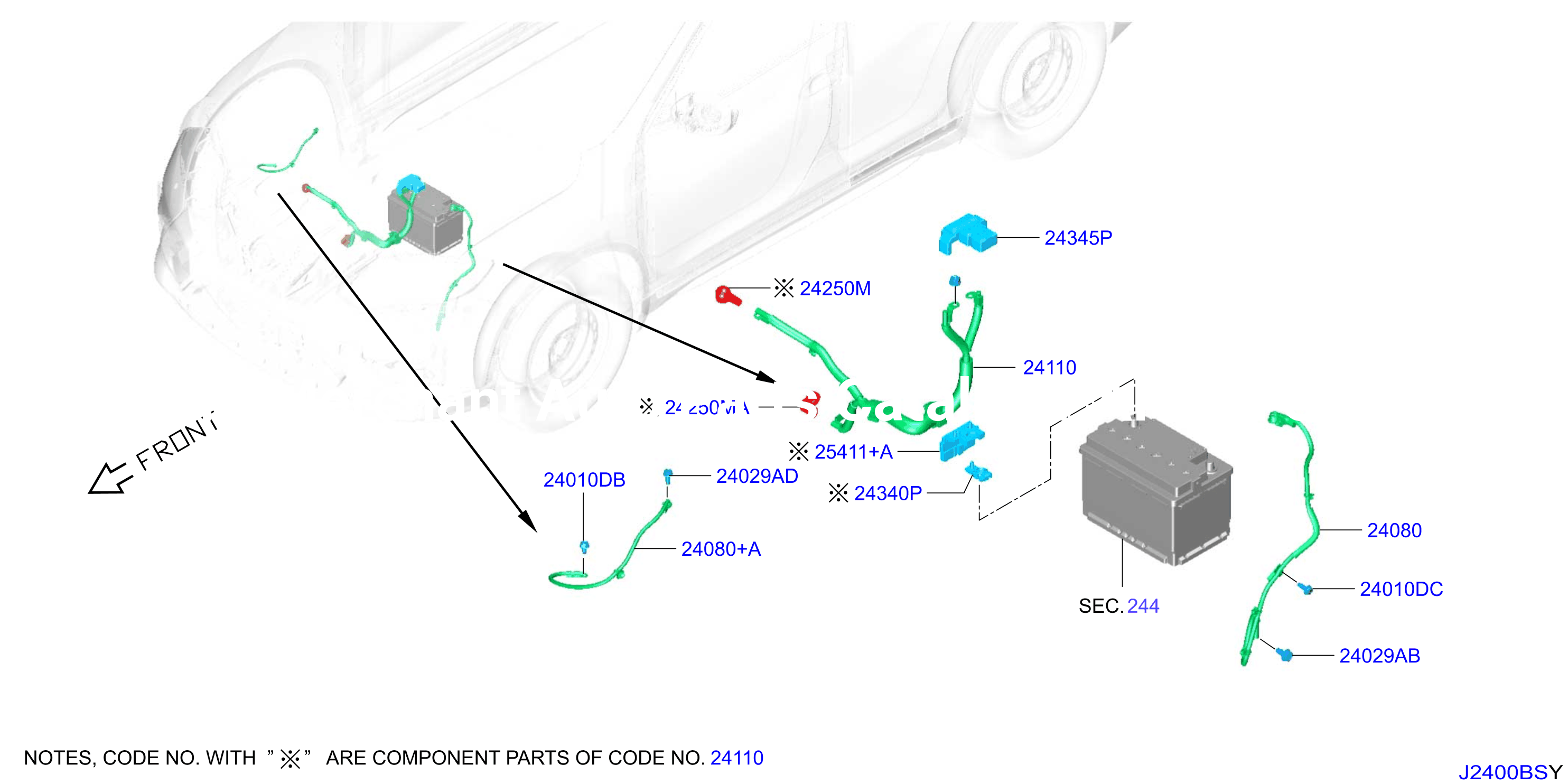 Wiring Battery