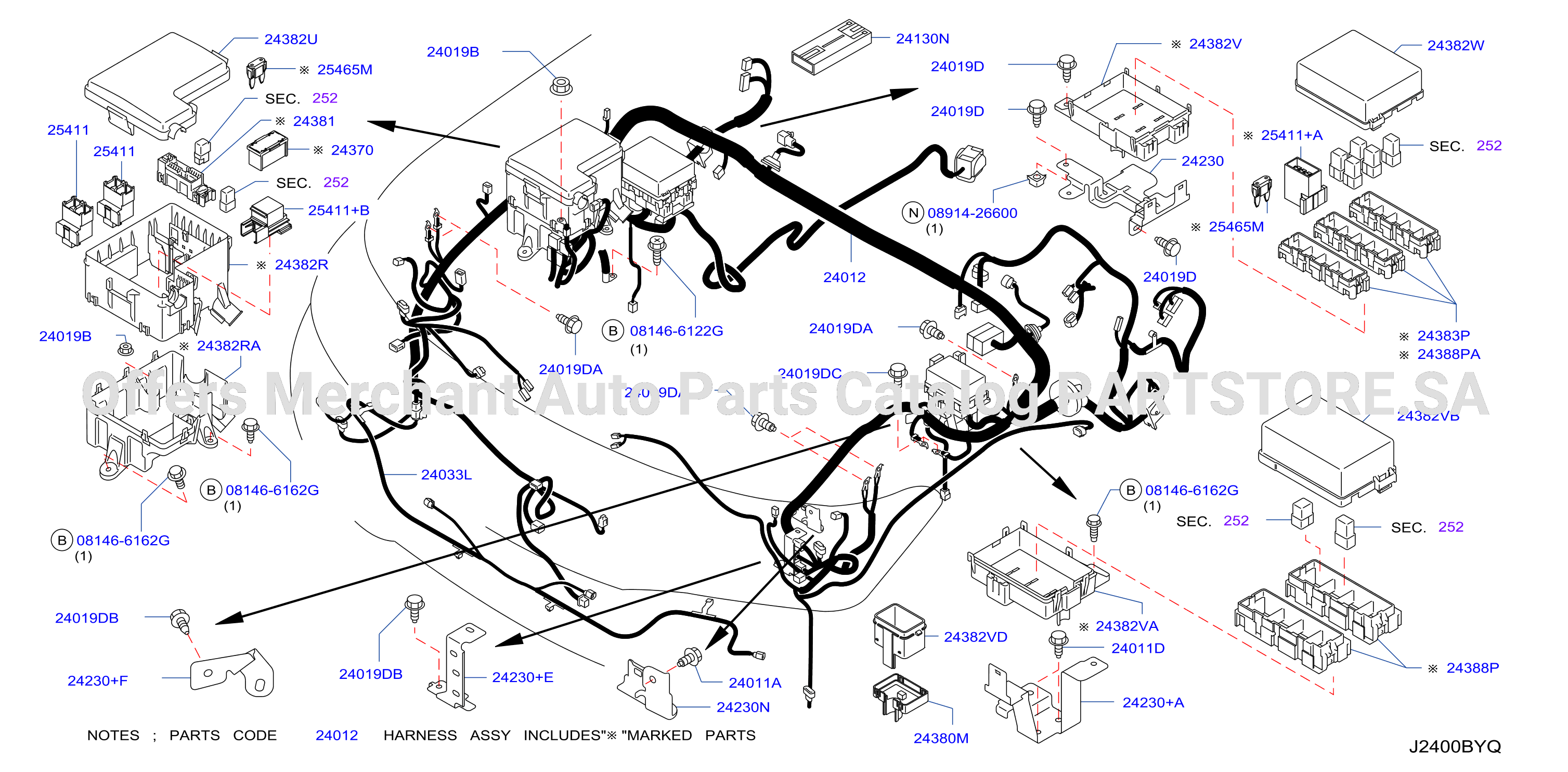 Wiring Engine Room
