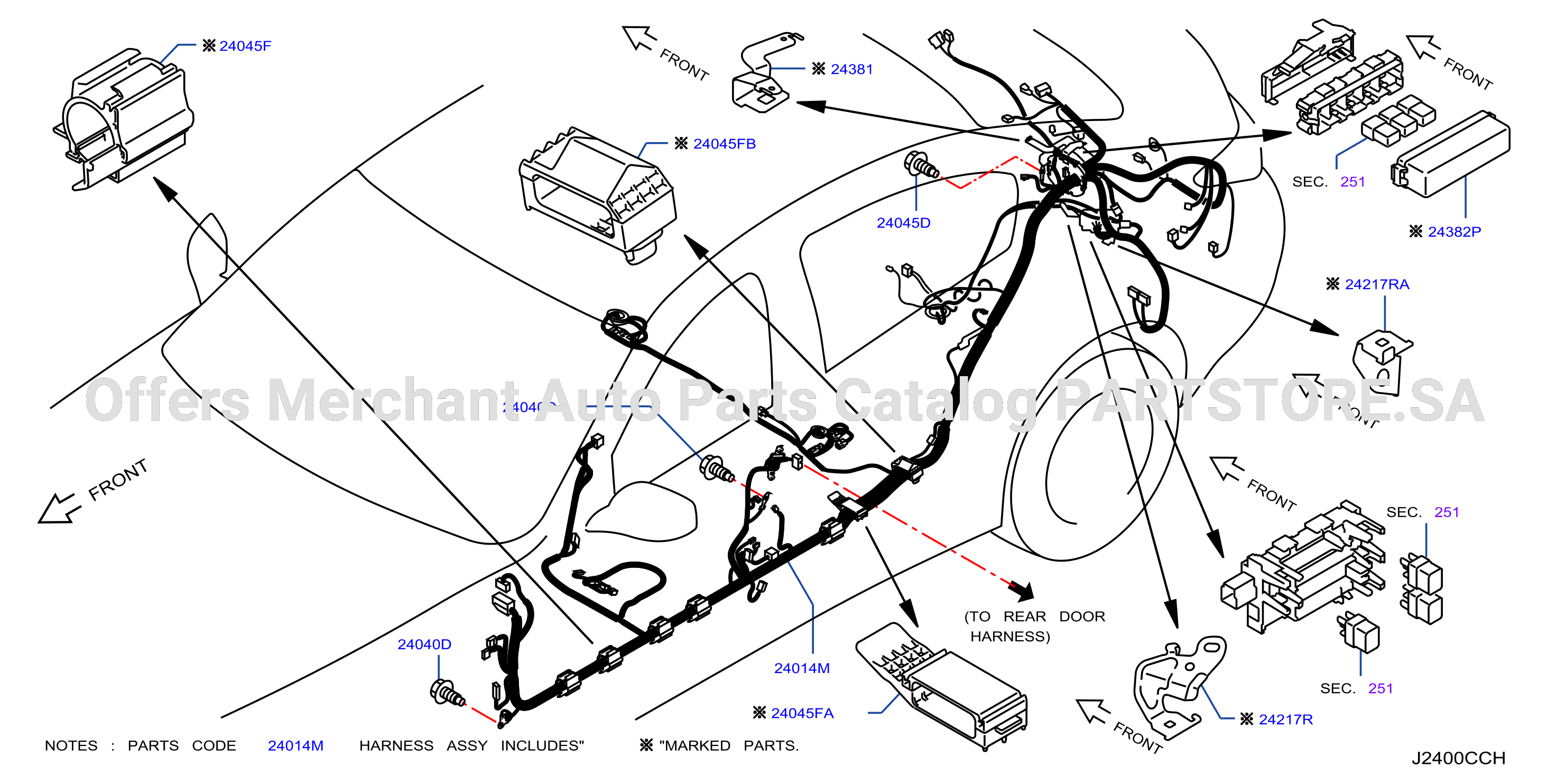 Wiring Body Harn Lh