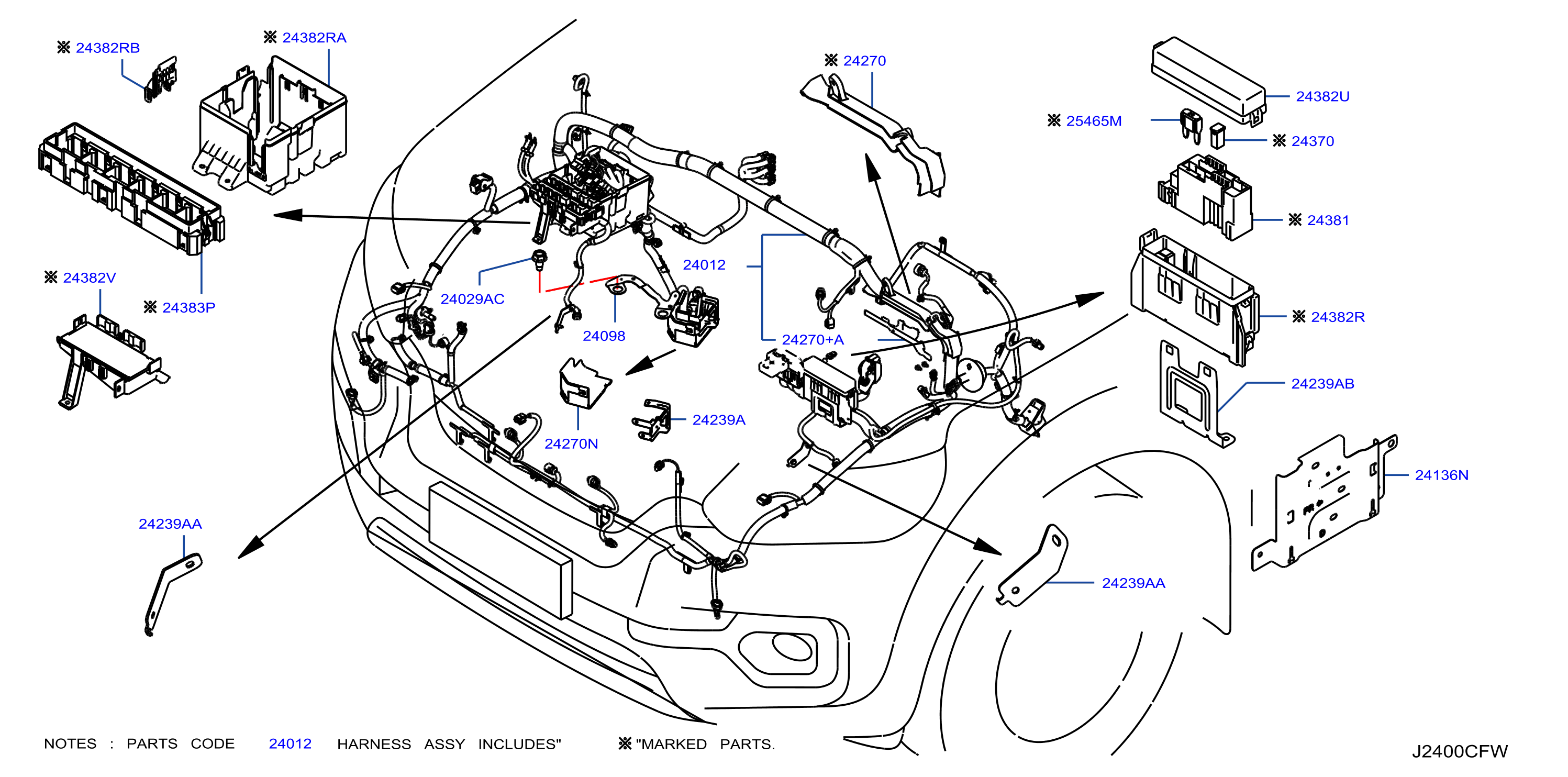 Wiring Engine Room