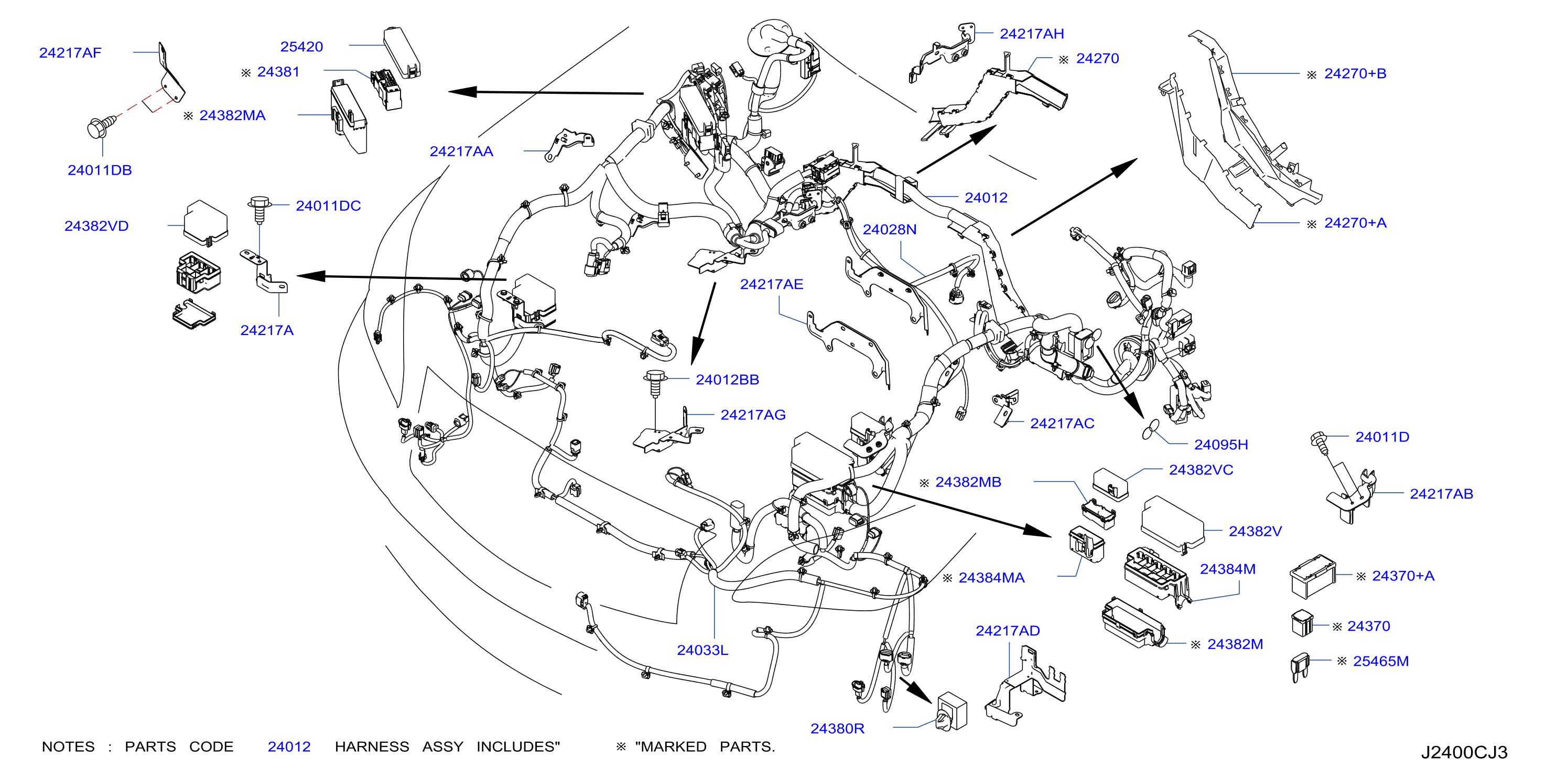 Wiring Engine Room