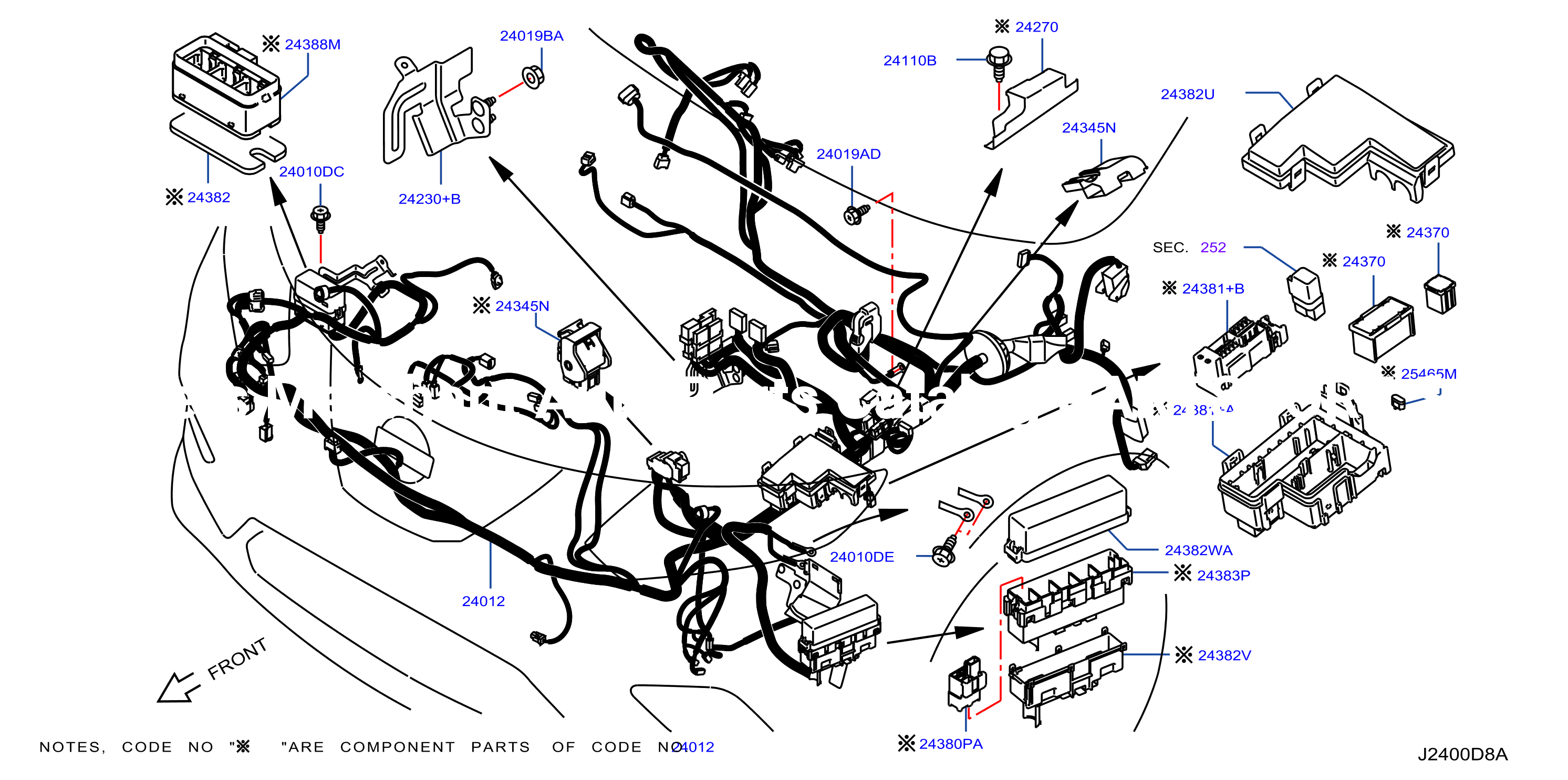 Wiring Engine Room