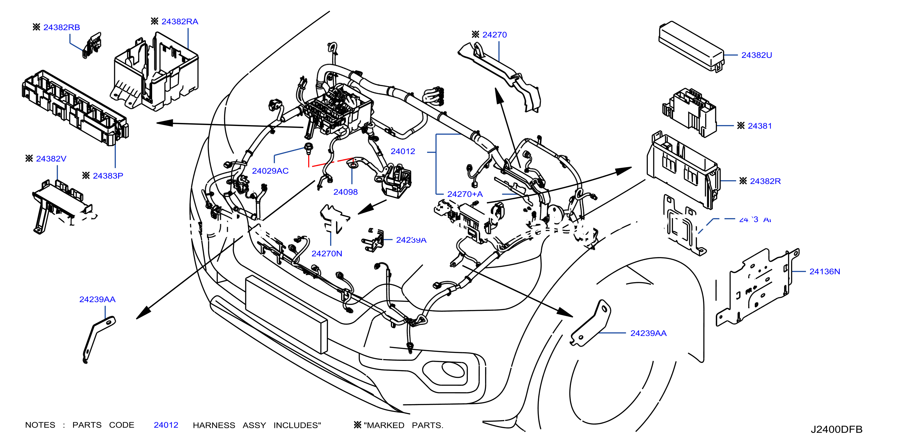 Wiring Engine Room