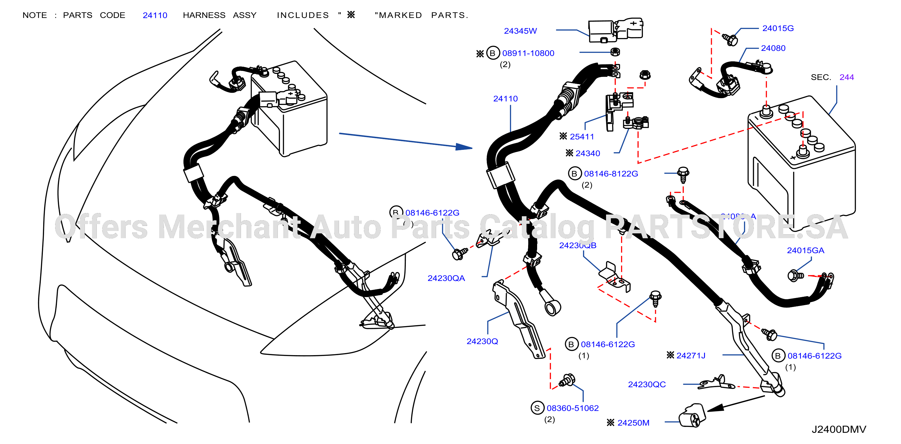 Wiring Battery