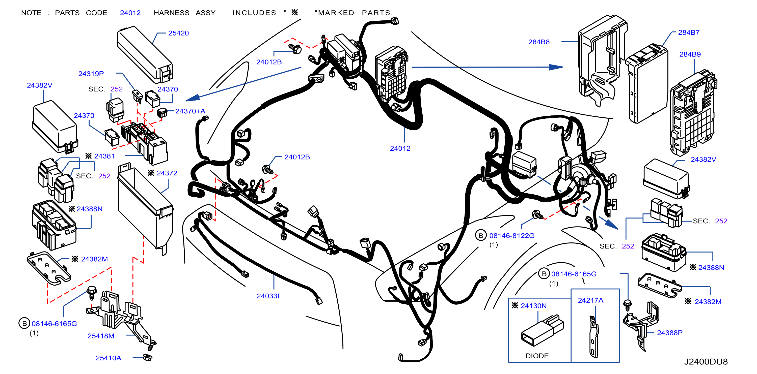 Wiring Engine Room Harn