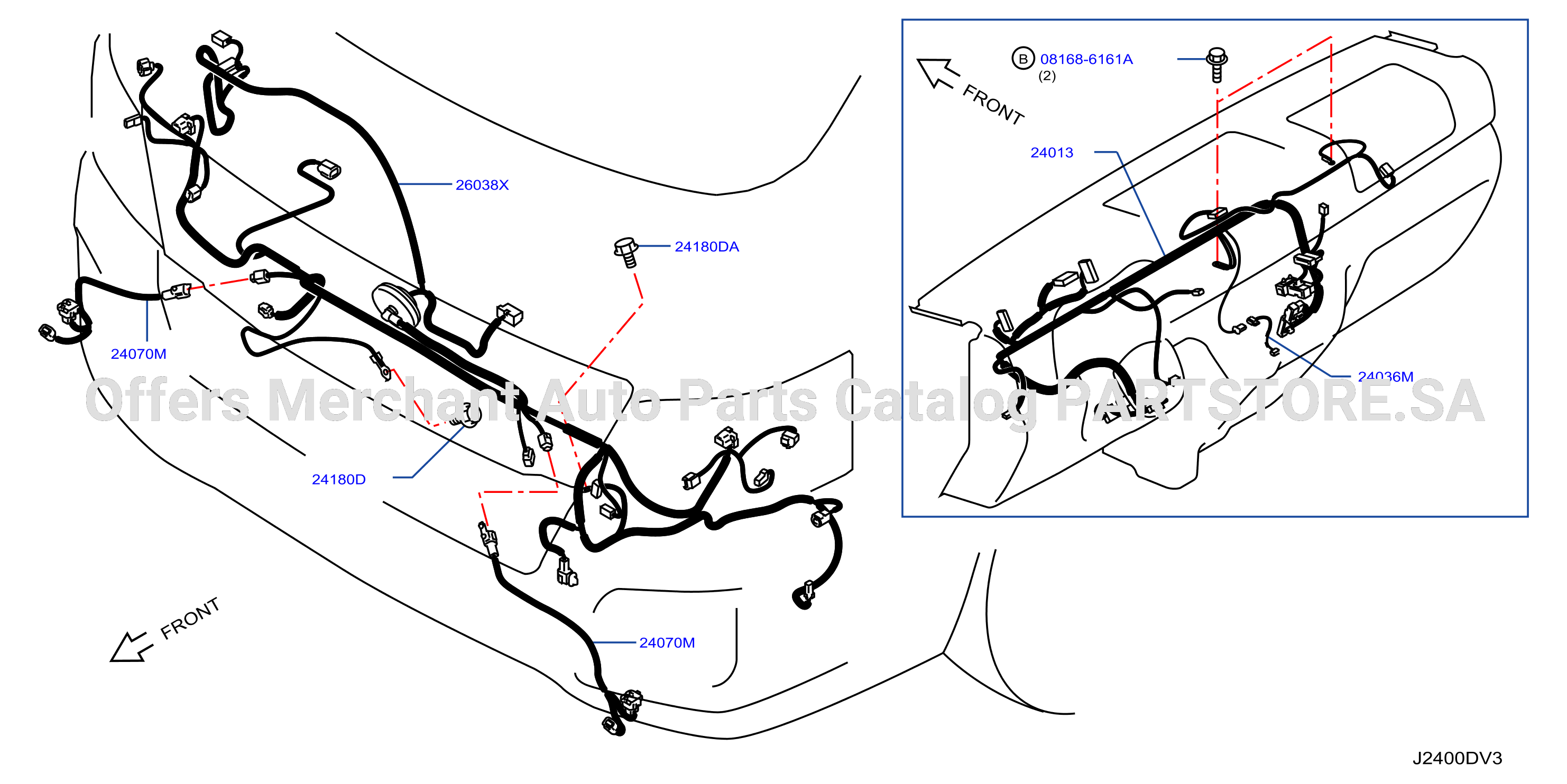 Wiring Headlamp Harn