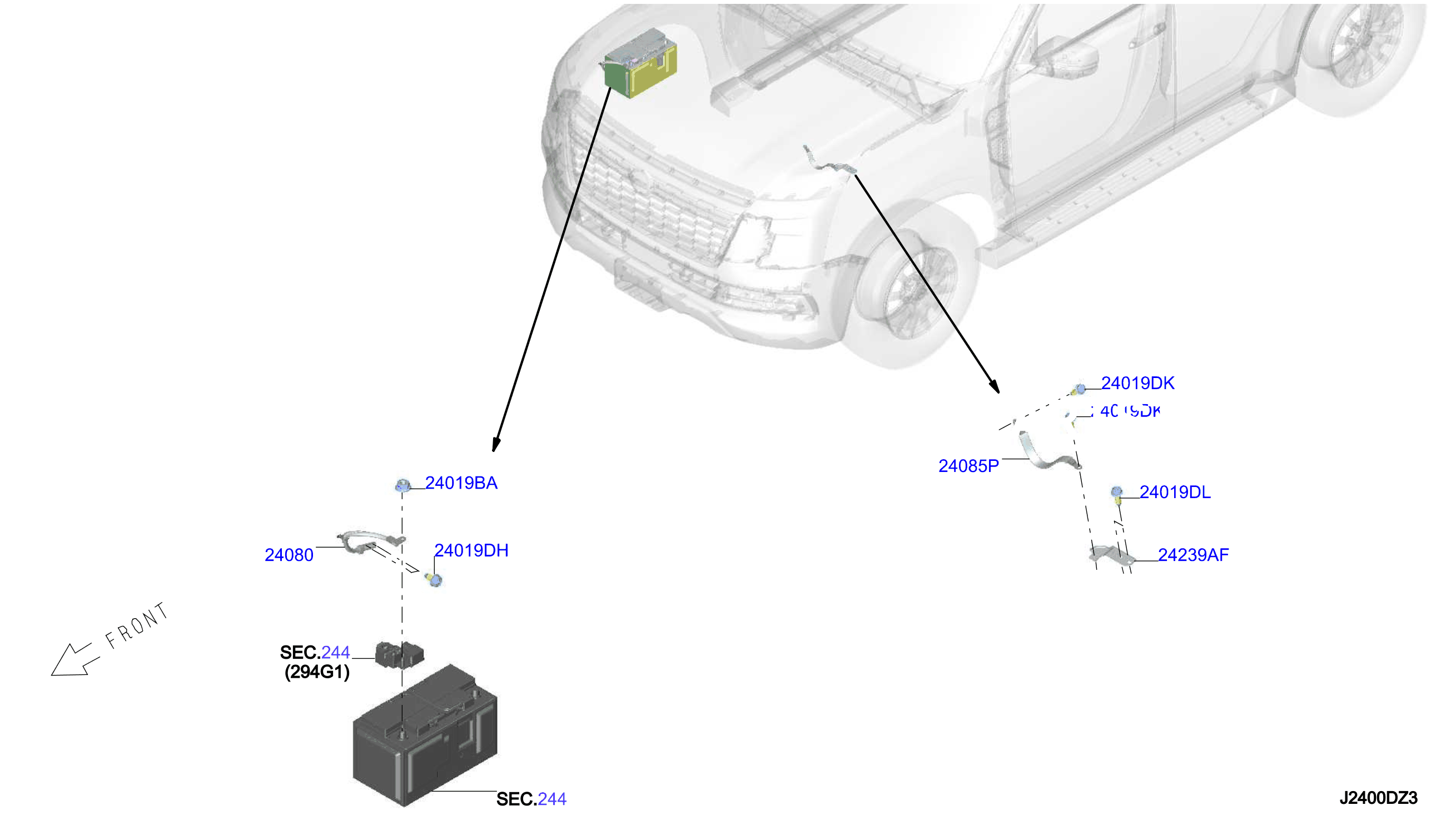 Wiring Battary